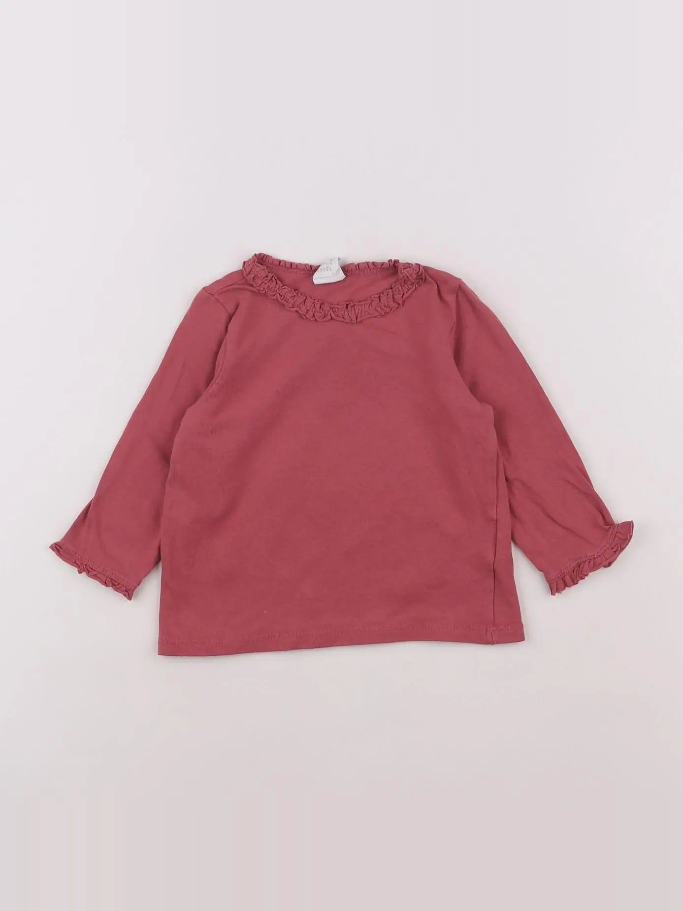 H&M - tee-shirt rose - 6/9 mois