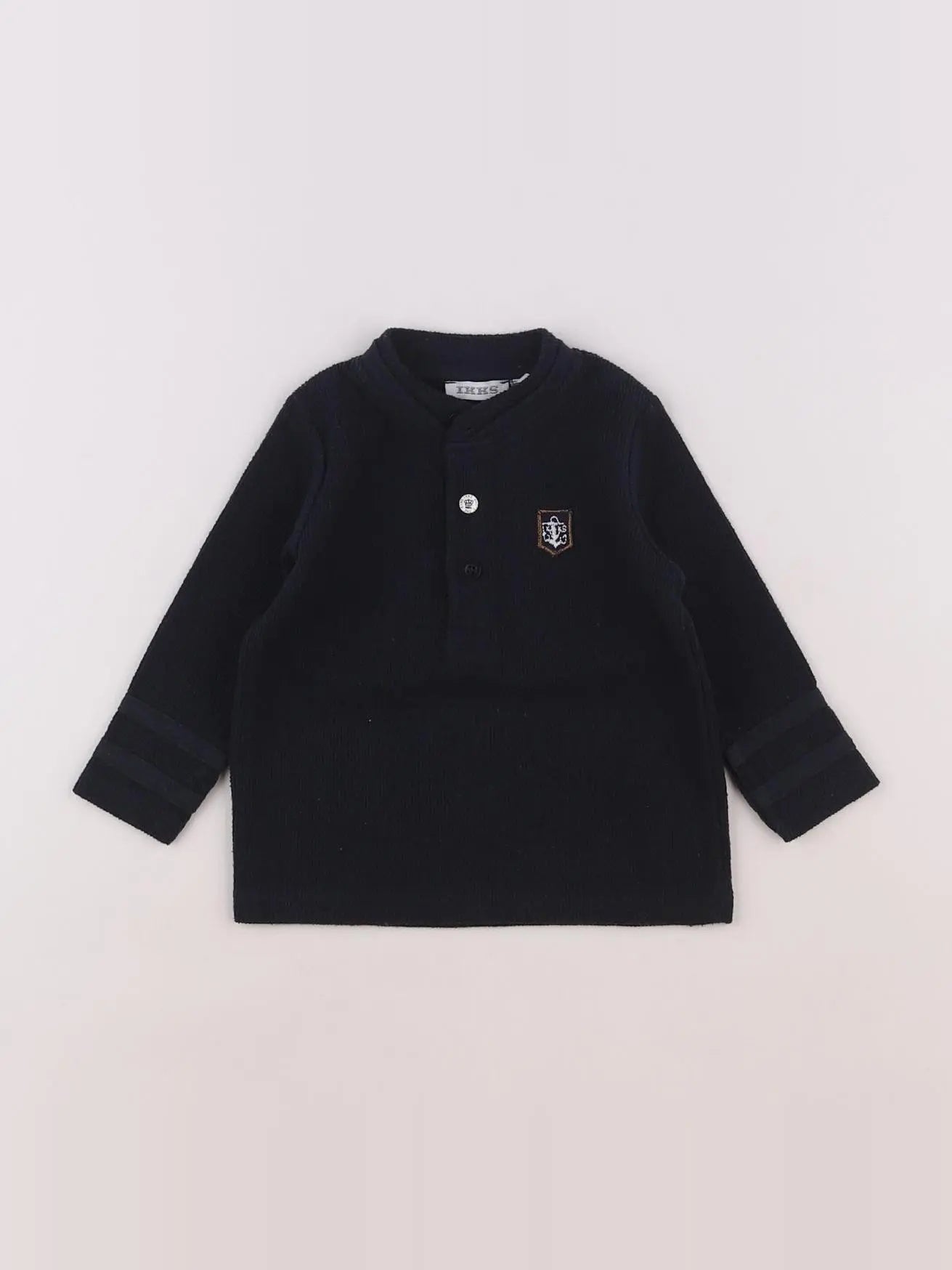 IKKS - polo bleu - 6 mois