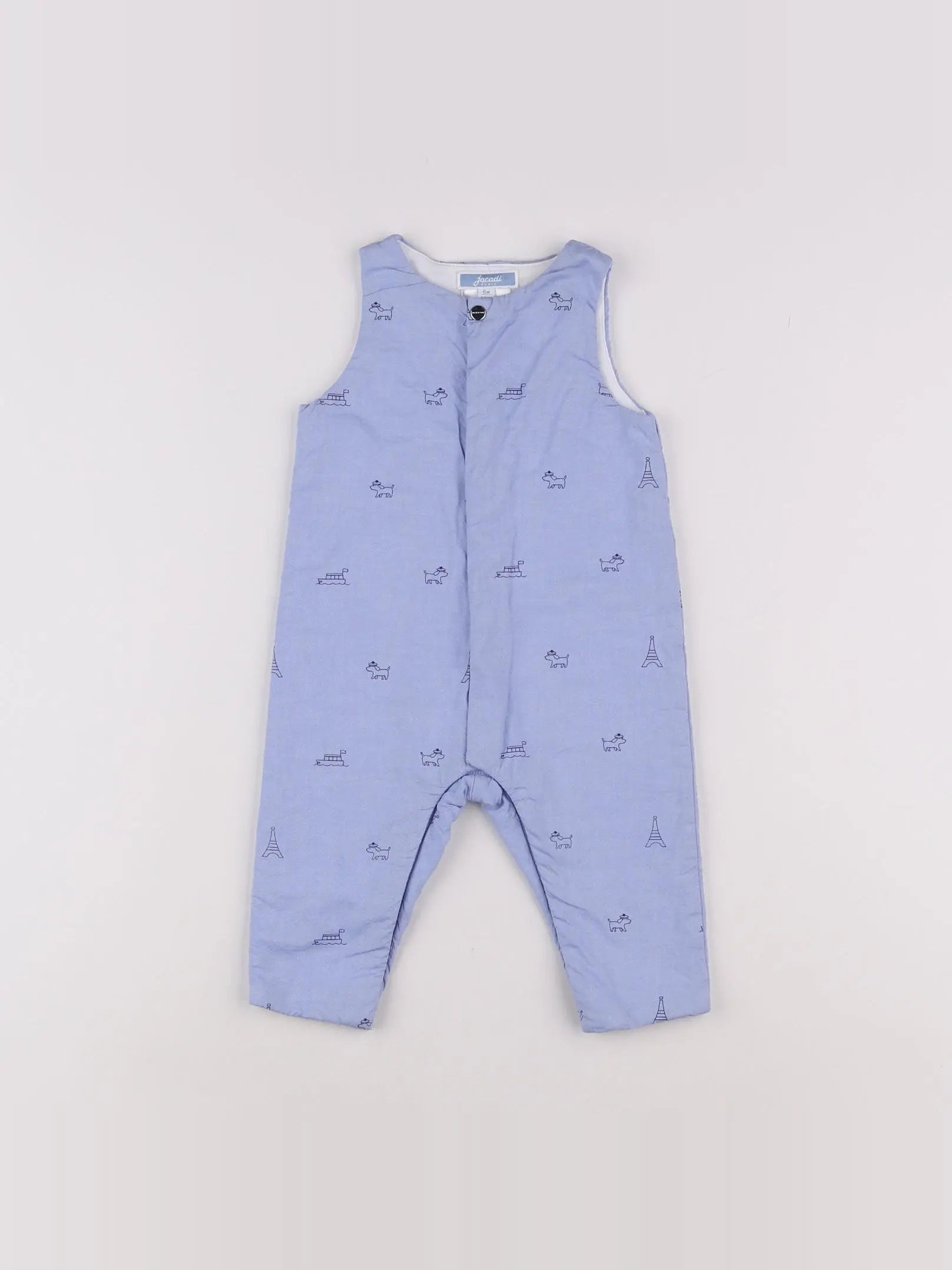 Jacadi - combinaison bleu - 6 mois