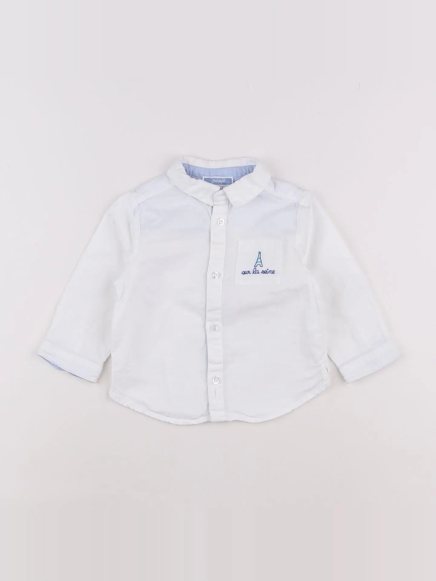 Jacadi - chemise blanc - 12 mois
