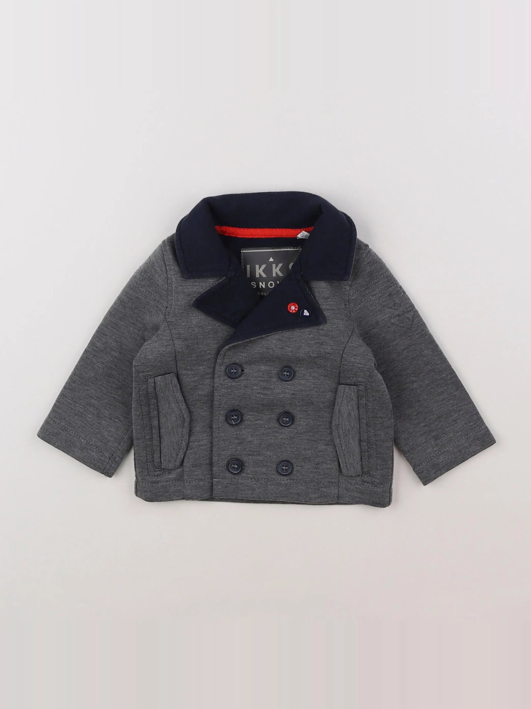 IKKS - veste gris - 6 mois