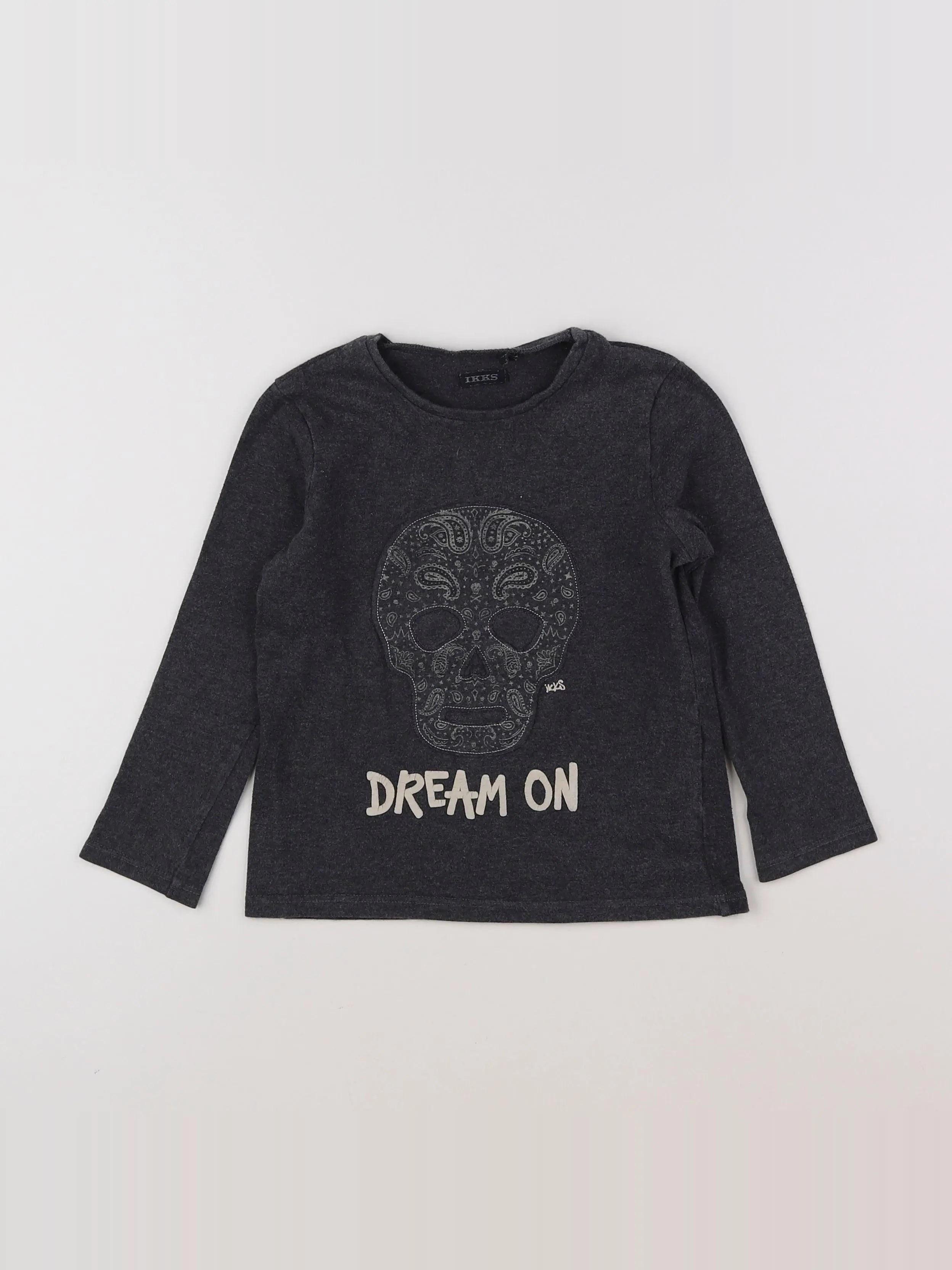 IKKS - tee-shirt gris - 4 ans
