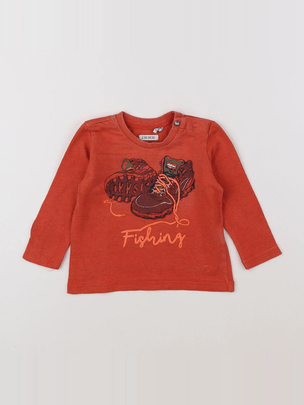 IKKS - tee-shirt orange - 6 mois