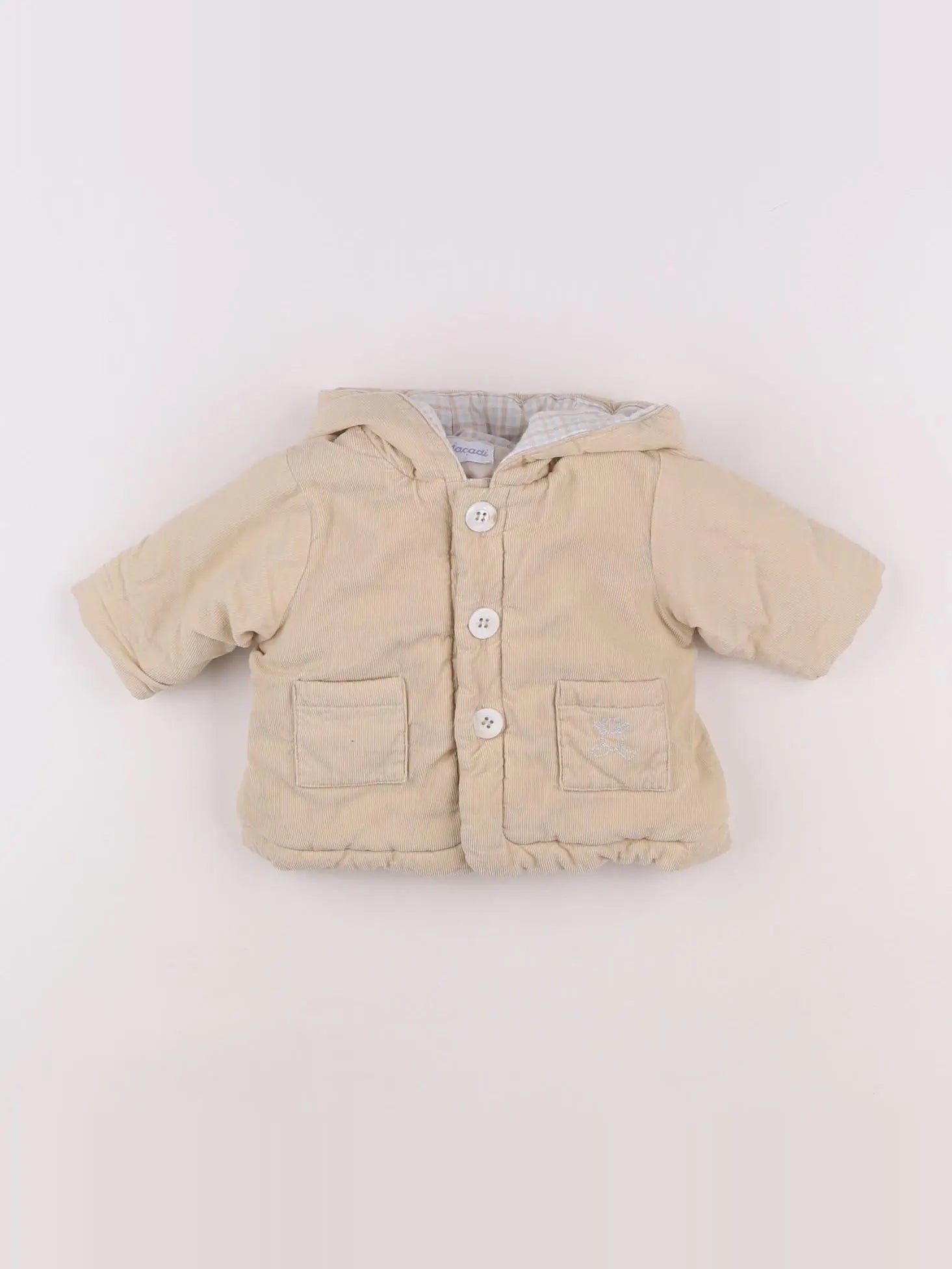 Jacadi - manteau marron - 3/6 mois