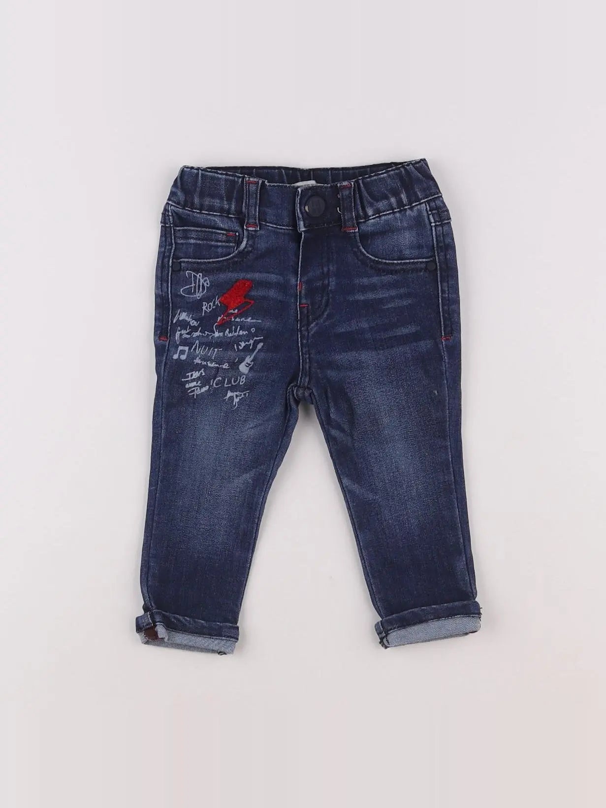 IKKS - jean bleu - 6 mois