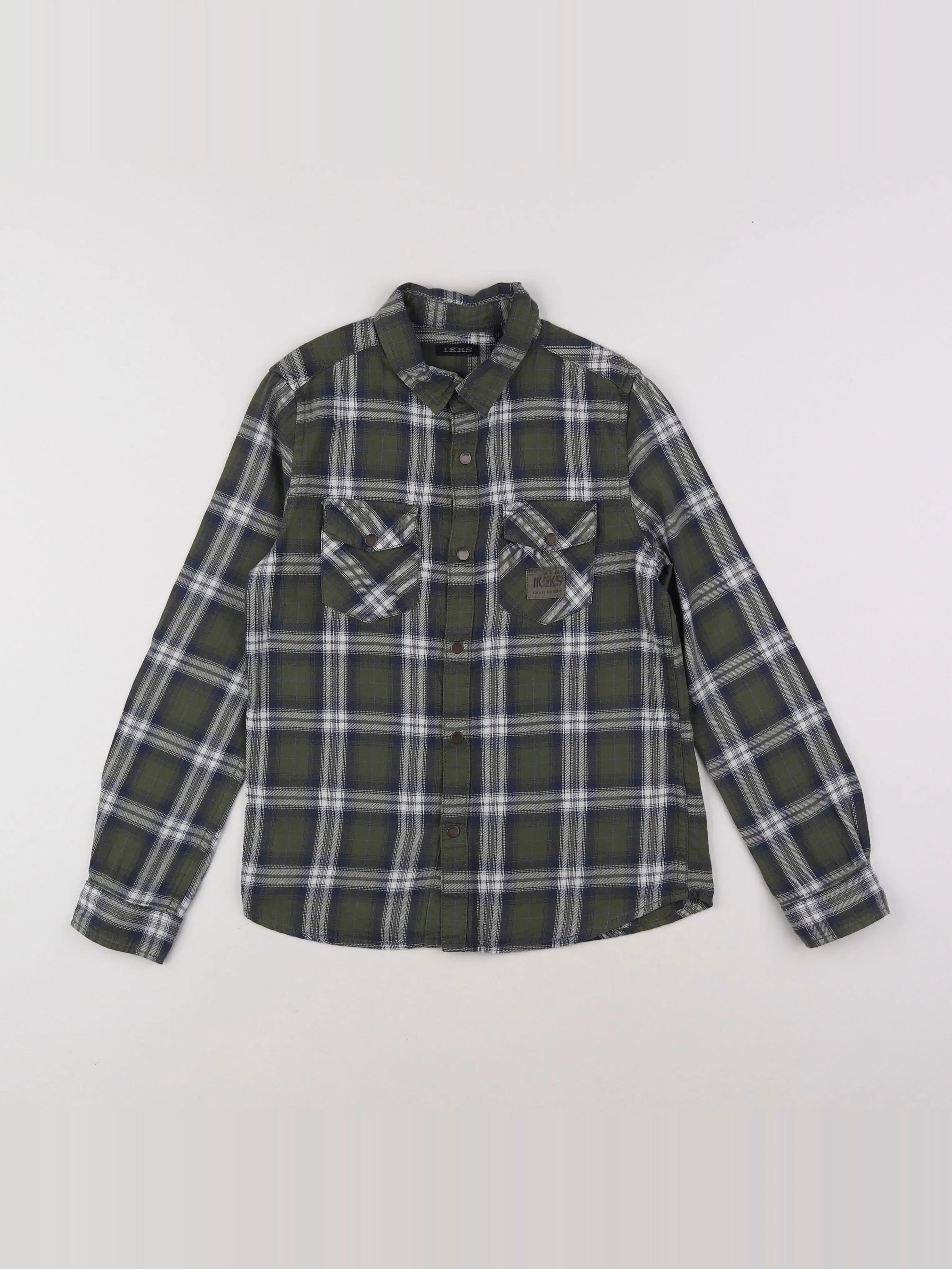 IKKS - chemise vert - 8 ans