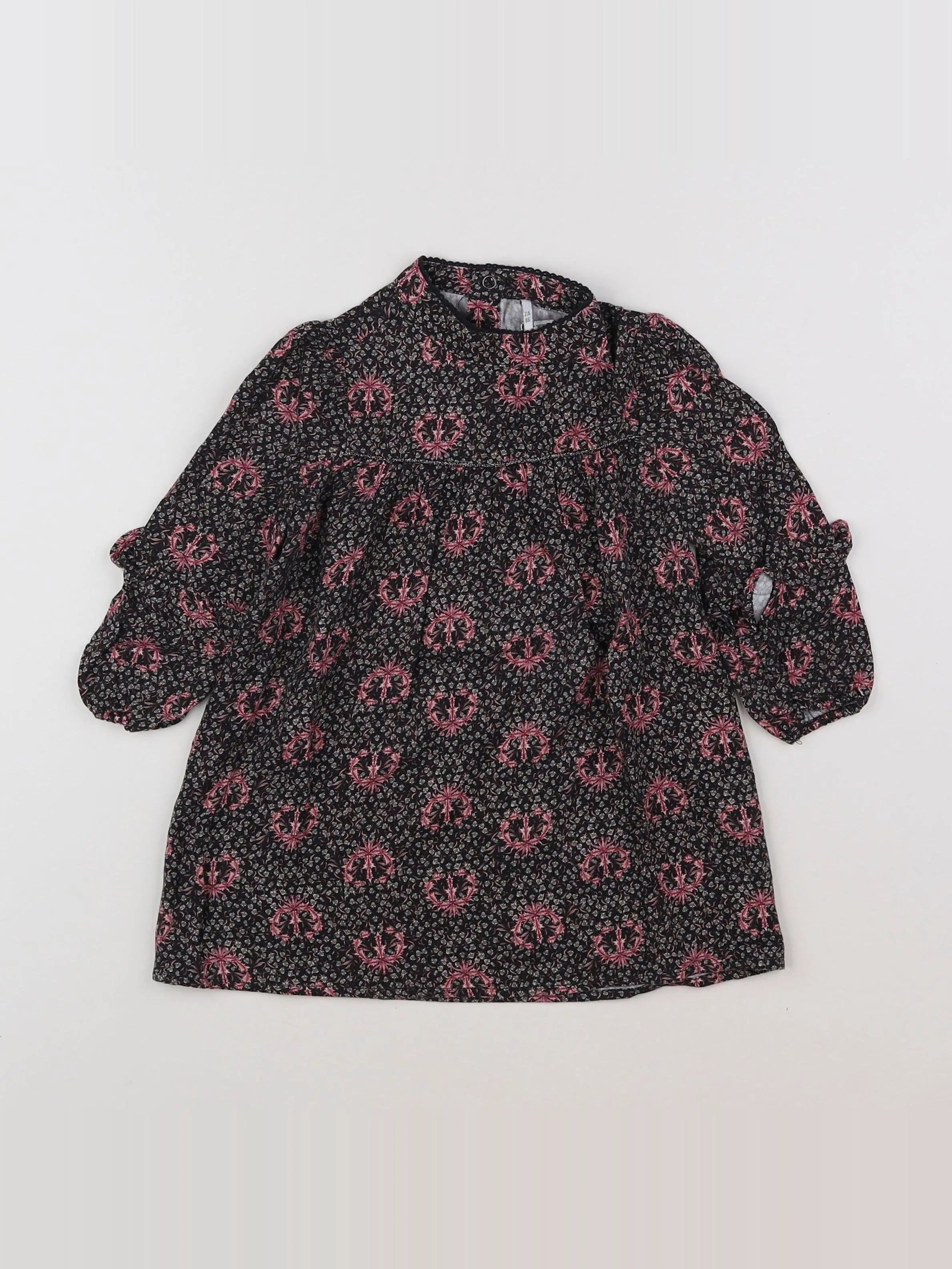 IKKS - robe noir - 2 ans