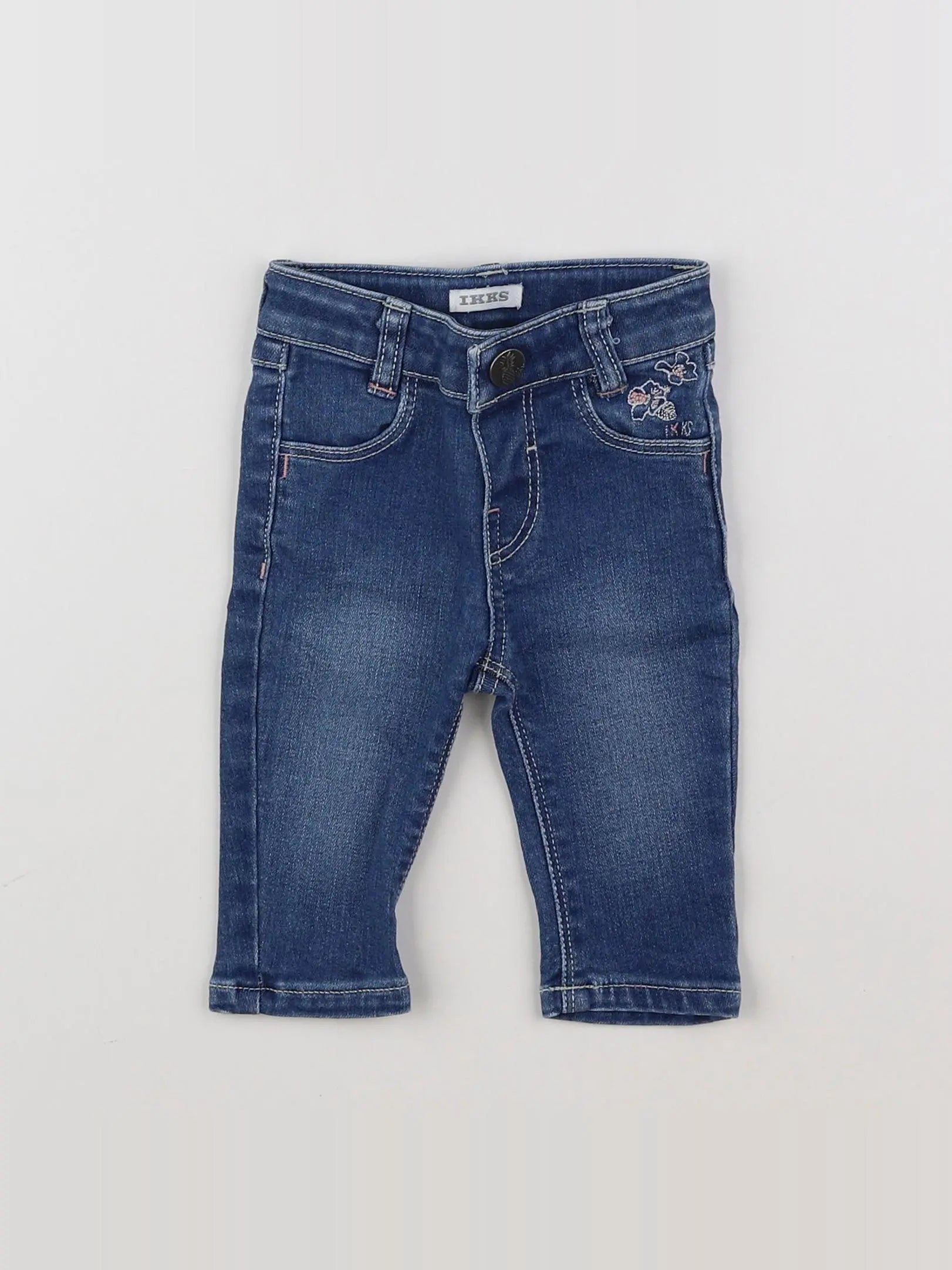 IKKS - jean bleu - 3 mois