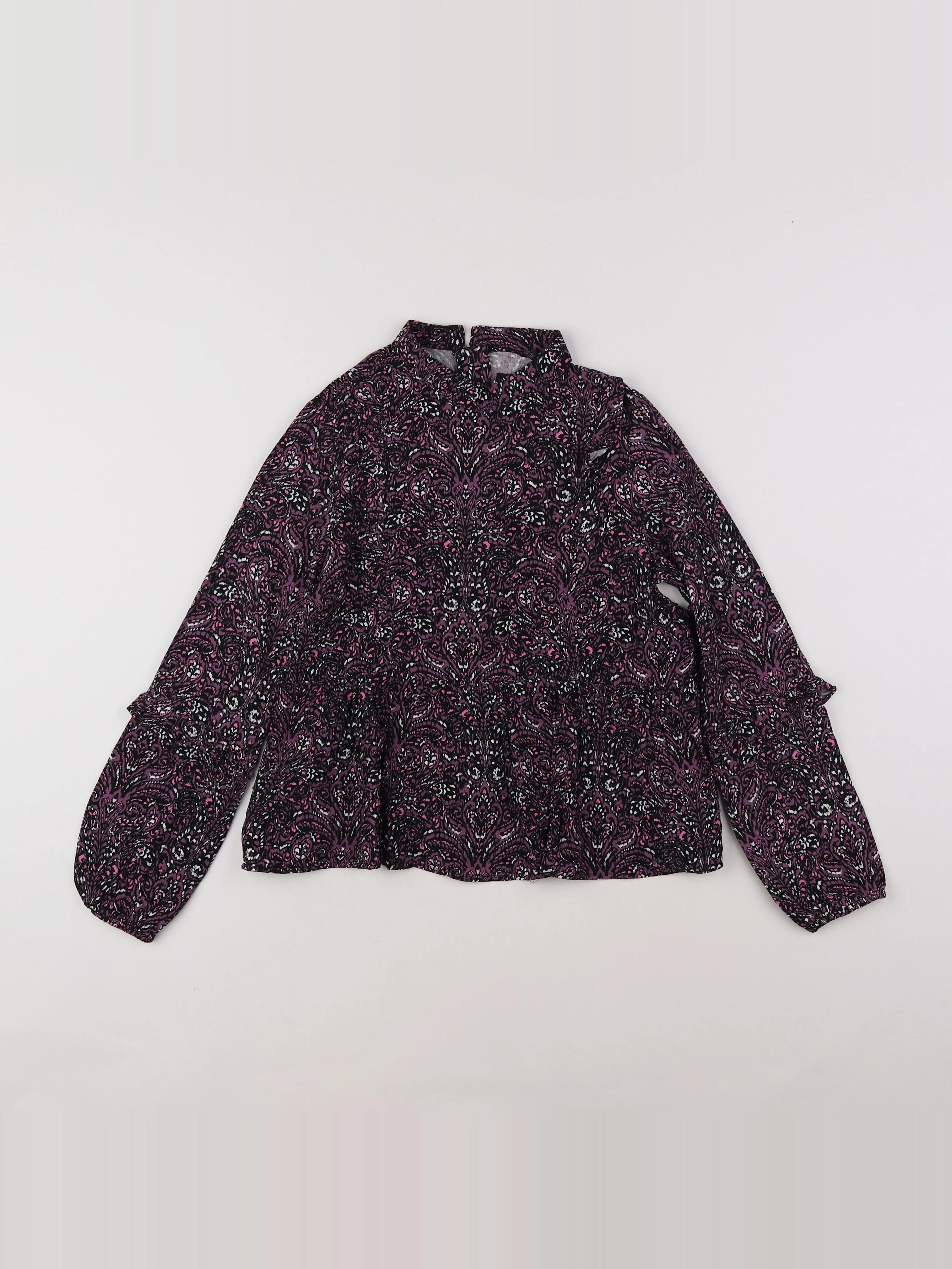 IKKS - blouse violet - 10 ans