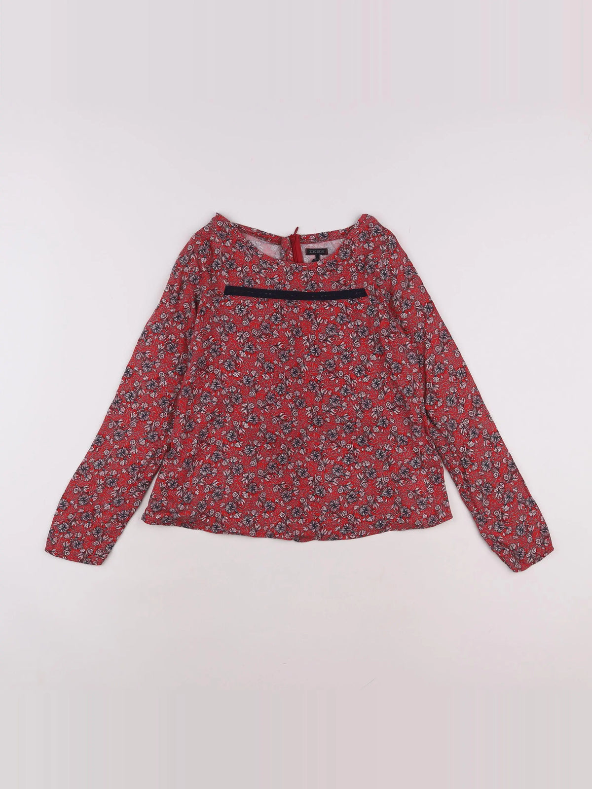 IKKS - blouse rouge - 10 ans