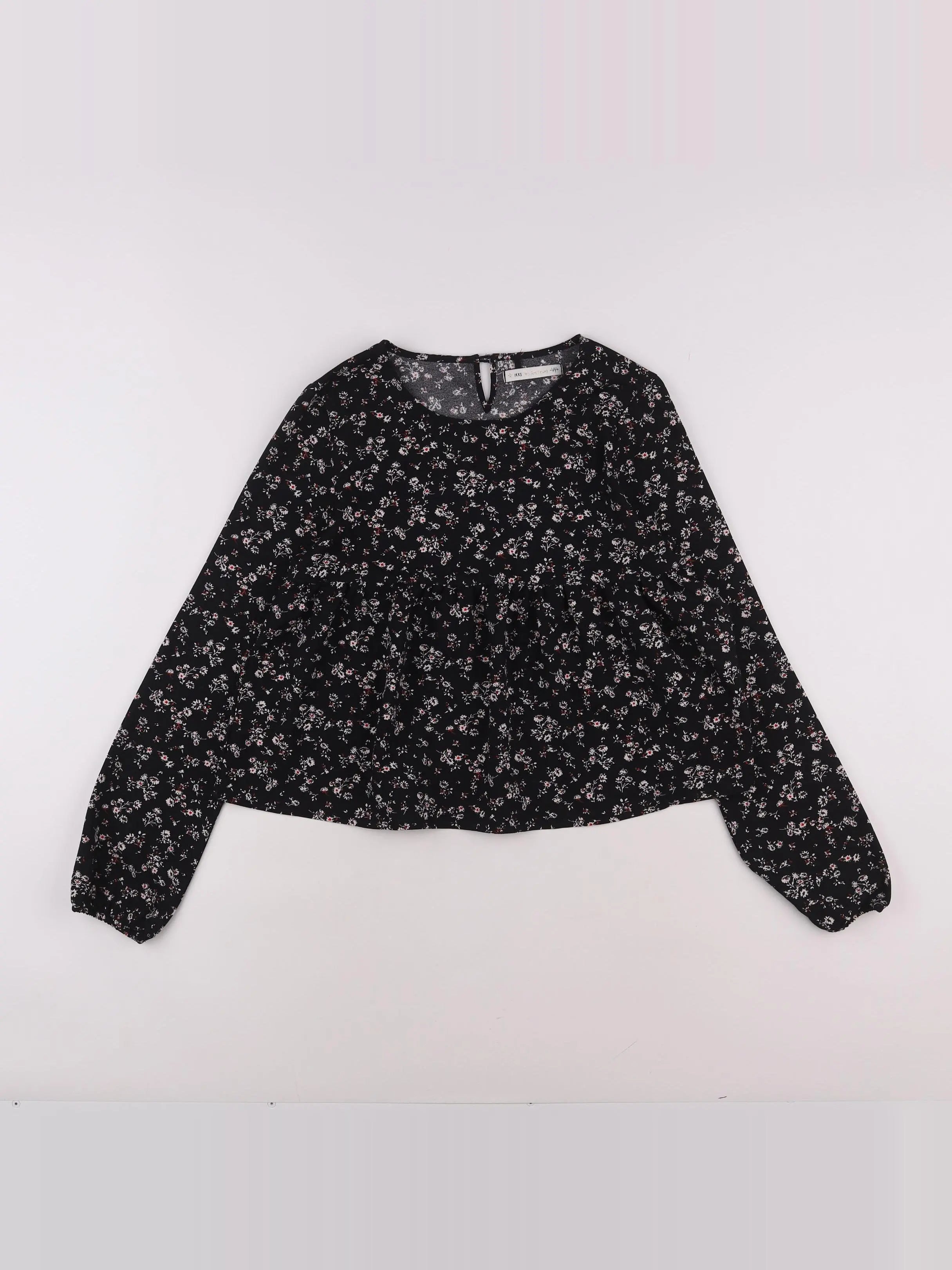 IKKS - blouse noir - 12 ans