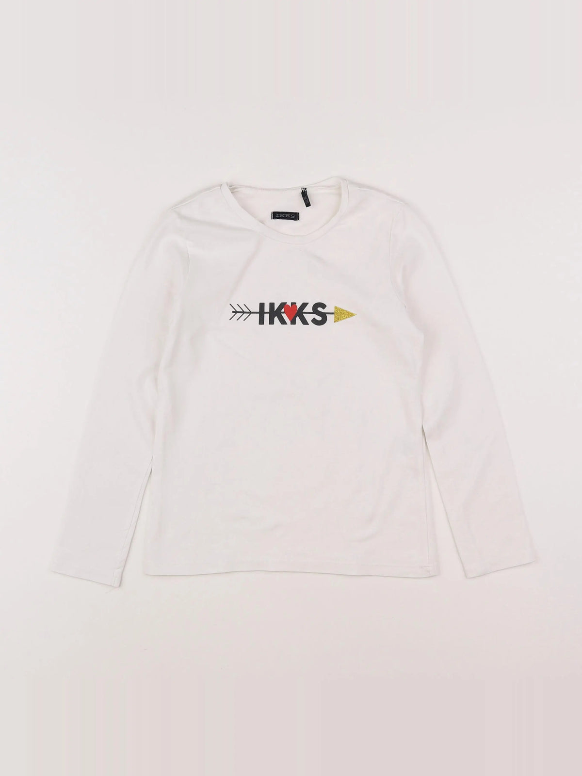 IKKS - tee-shirt blanc - 8 ans