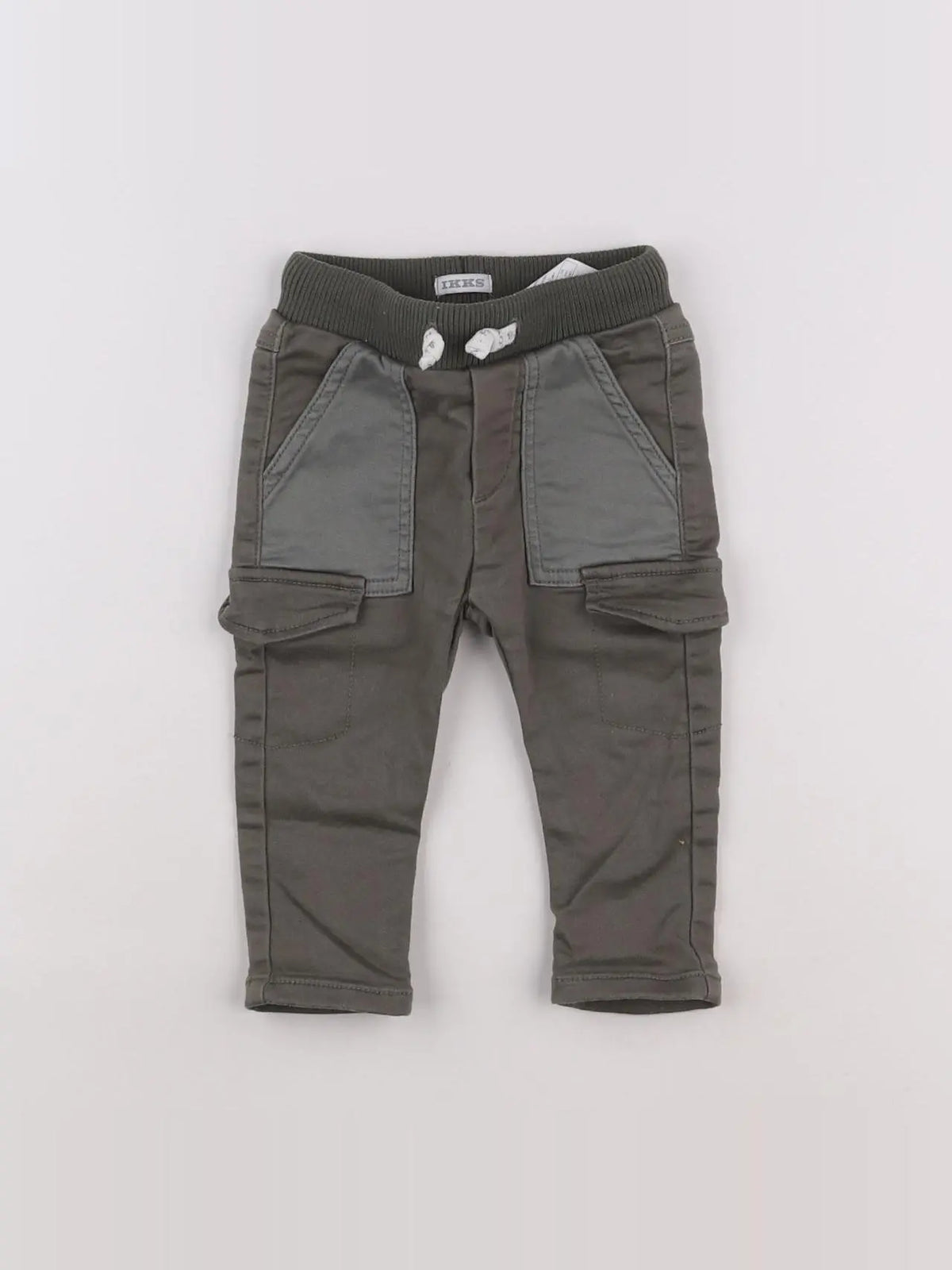 IKKS - pantalon vert - 12 mois