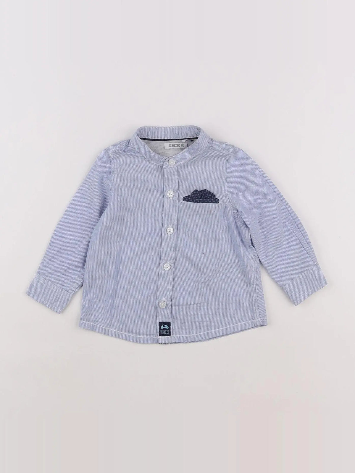 IKKS - chemise bleu - 6 mois