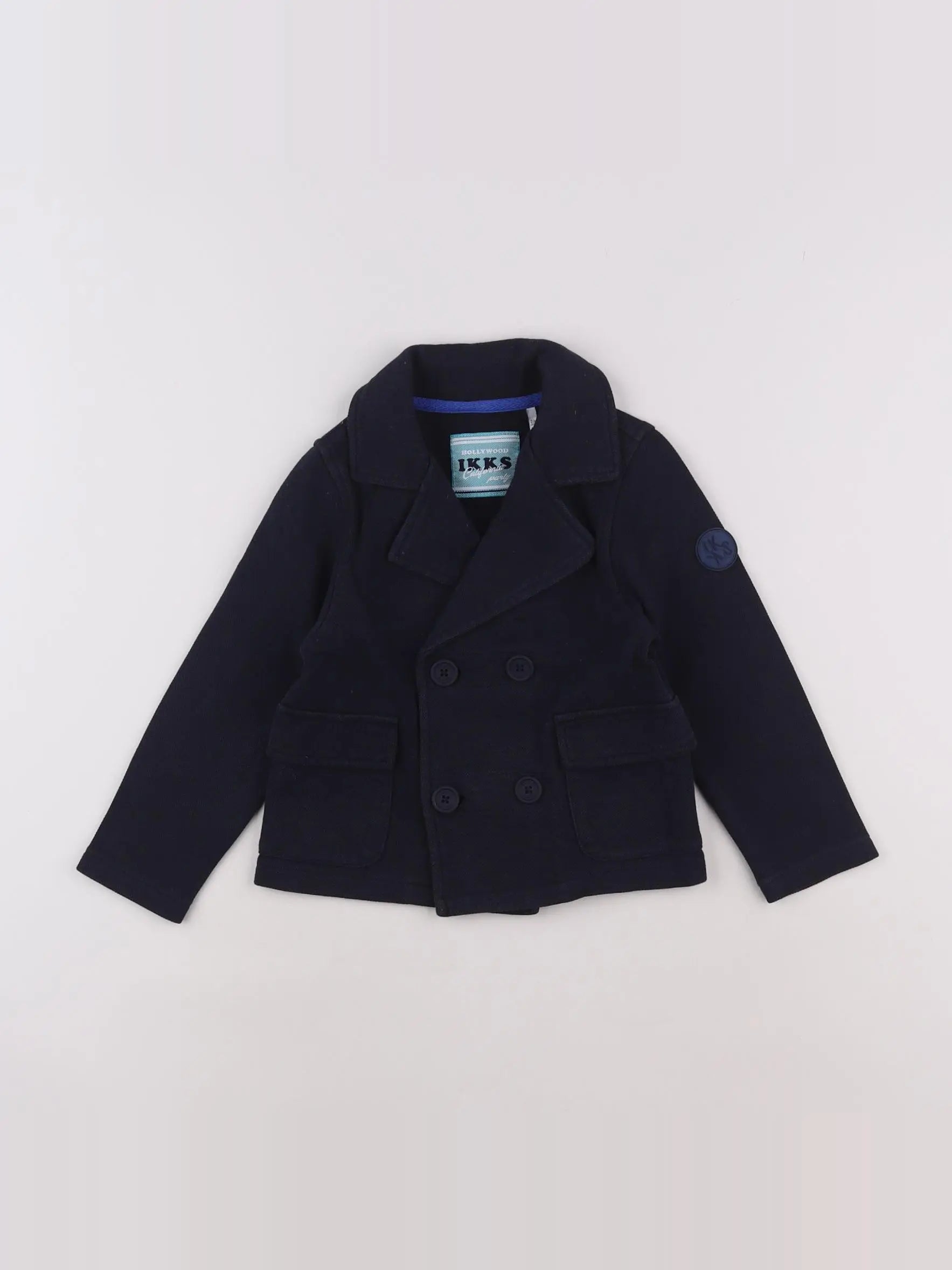 IKKS - veste imprimé au dos bleu - 3 ans