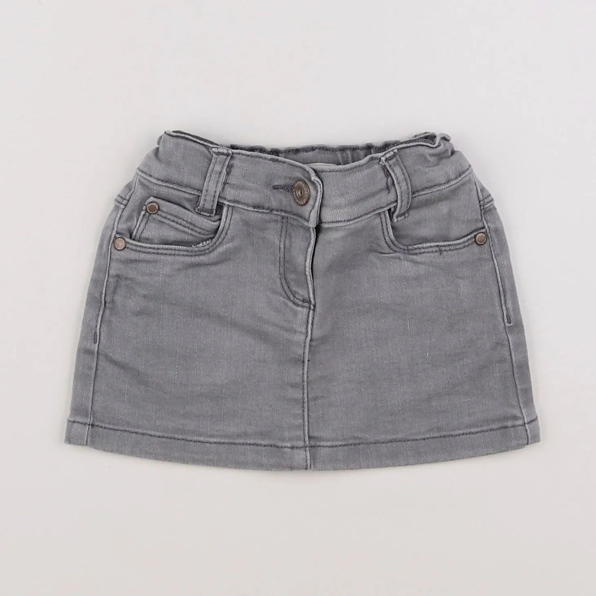 Vertbaudet - jupe gris - 2 ans