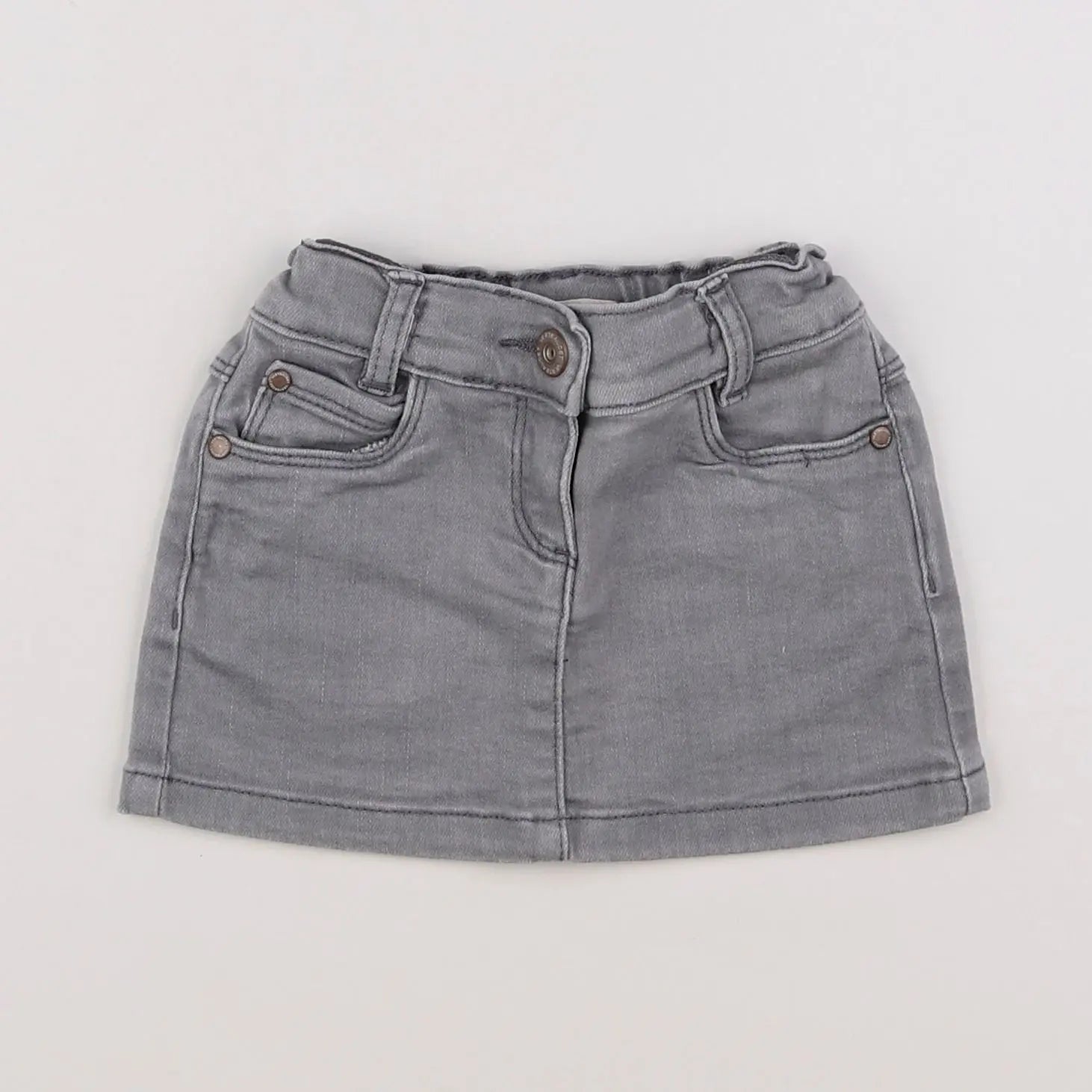 Vertbaudet - jupe gris - 2 ans
