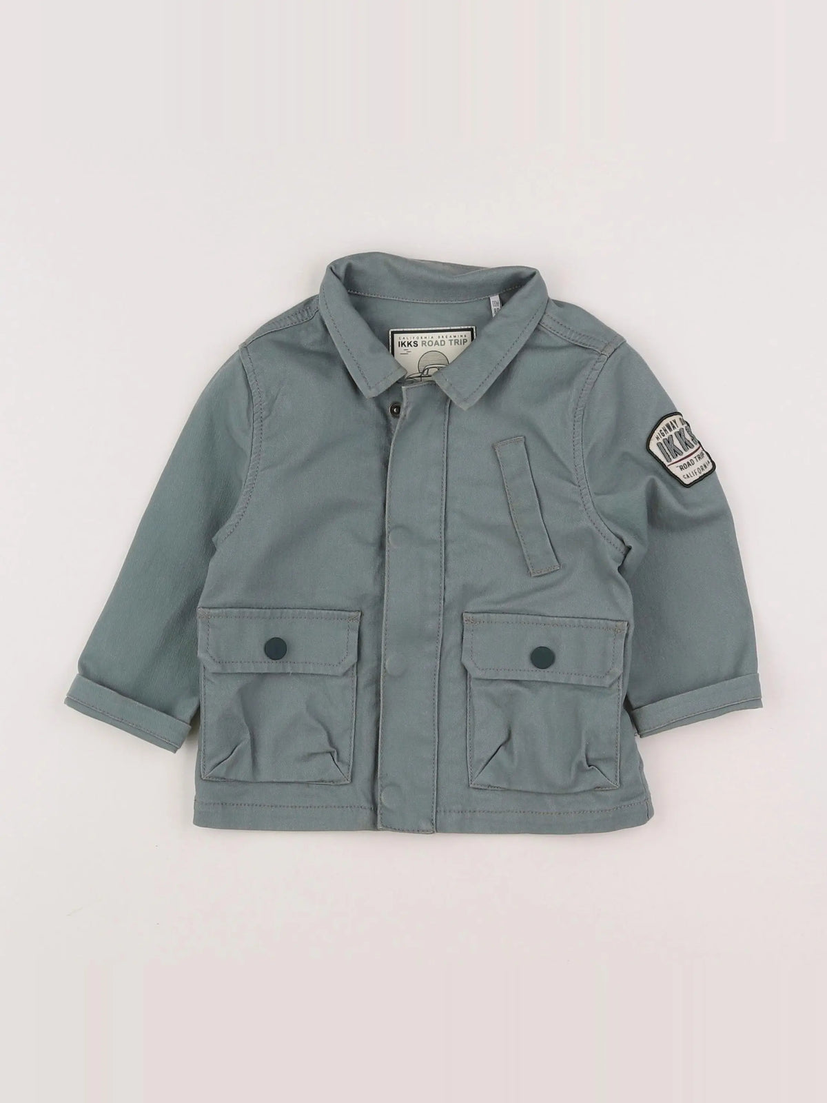 IKKS - veste imprimé au dos vert - 18 mois