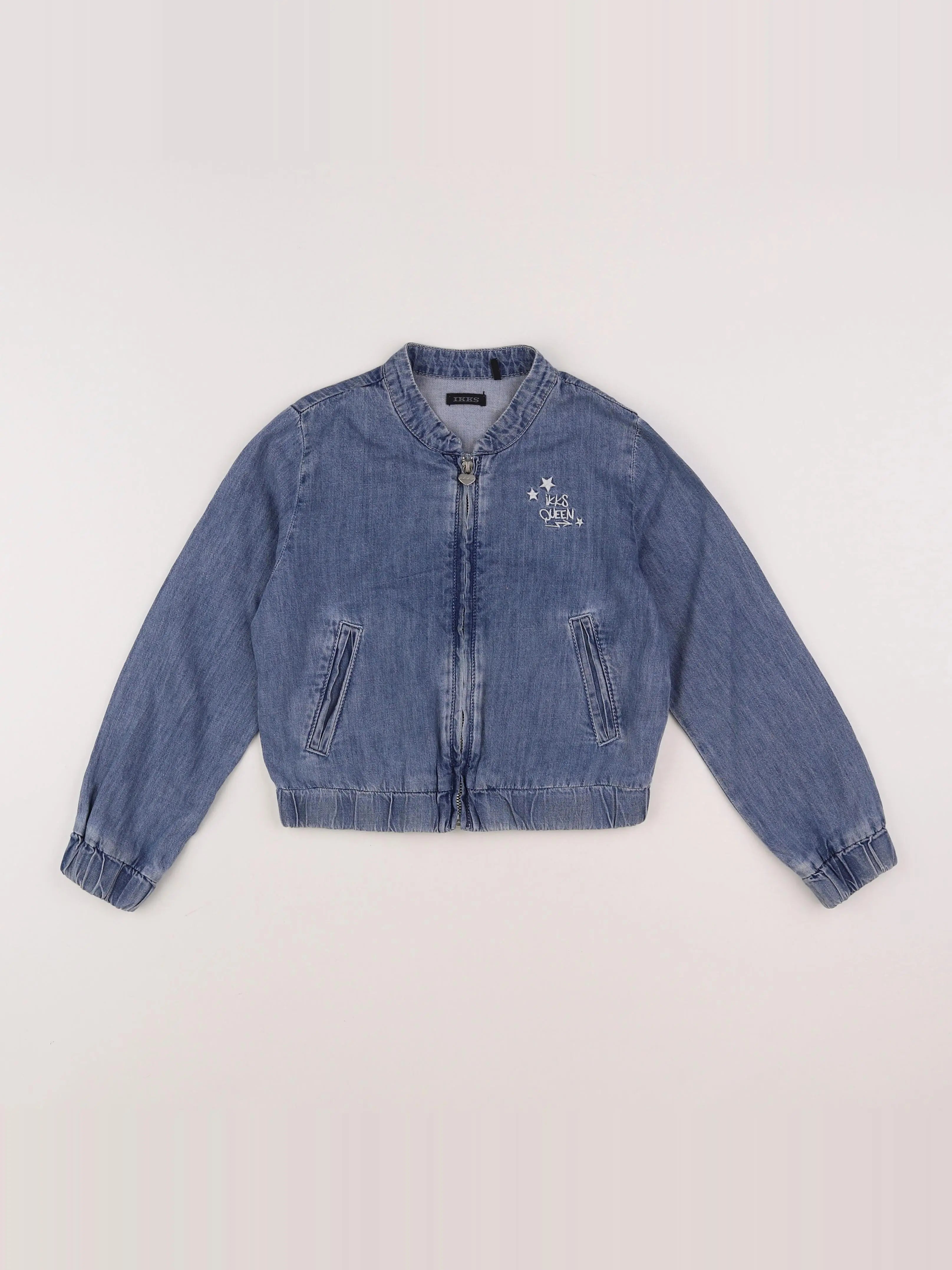 IKKS - veste imprimé au dos bleu - 6 ans