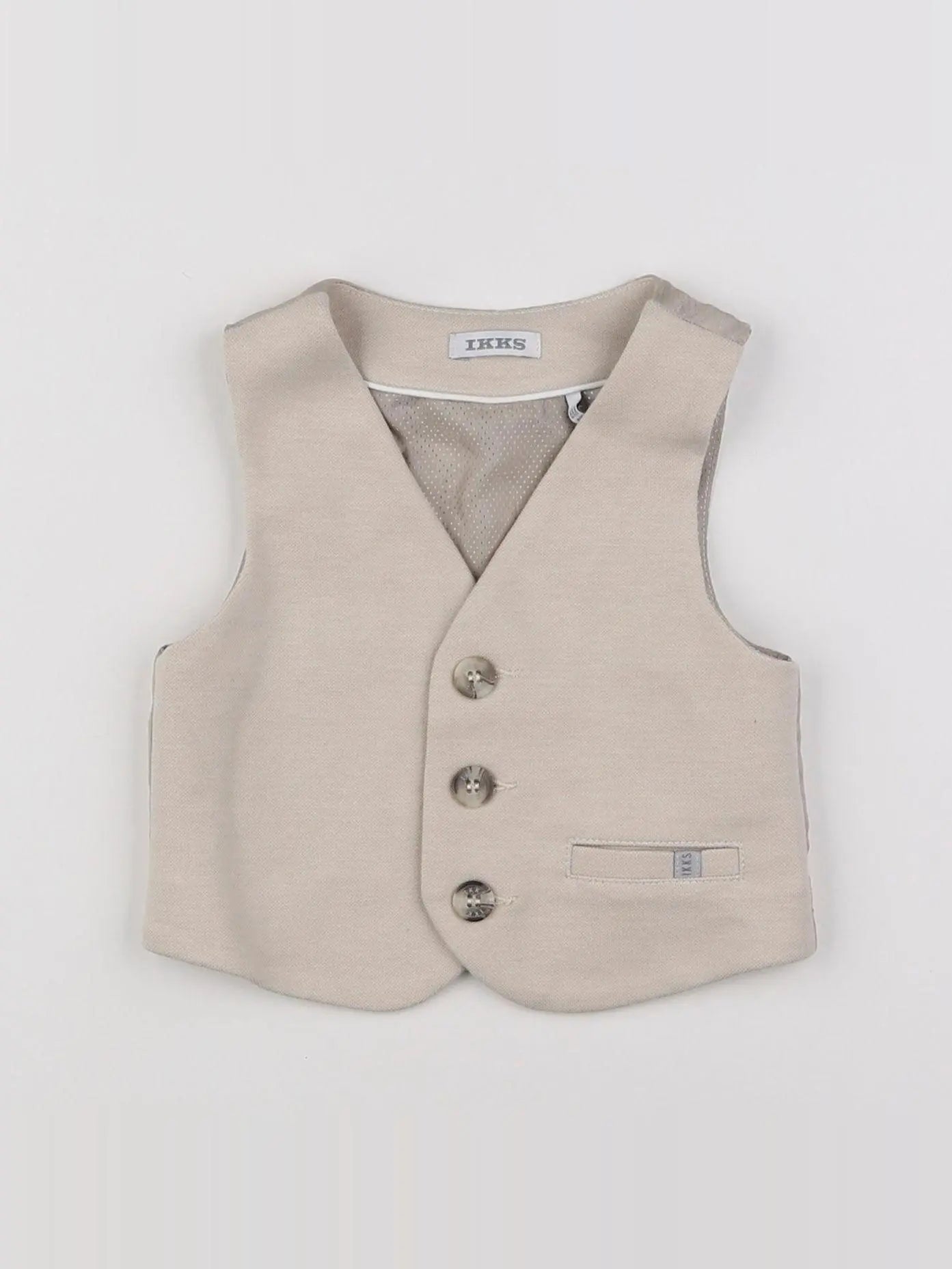 IKKS - gilet beige - 6 mois