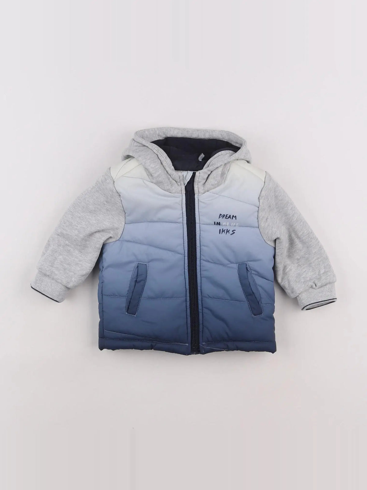 IKKS - doudoune bleu - 6 mois
