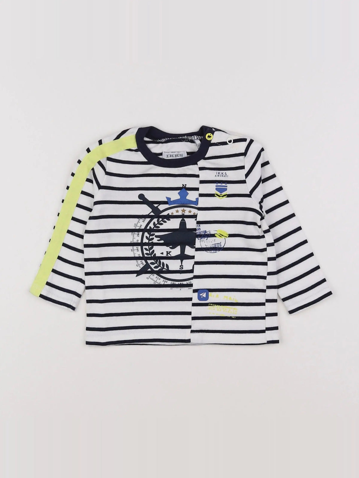 IKKS - tee-shirt blanc - 6 mois