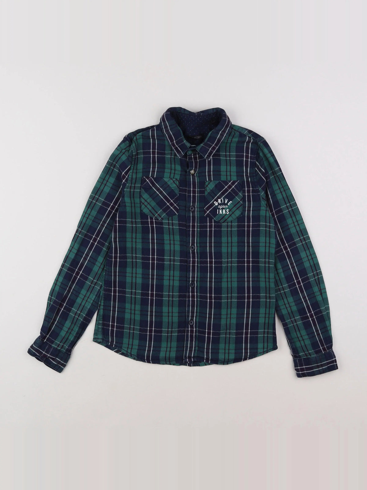 IKKS - chemise bleu - 8 ans