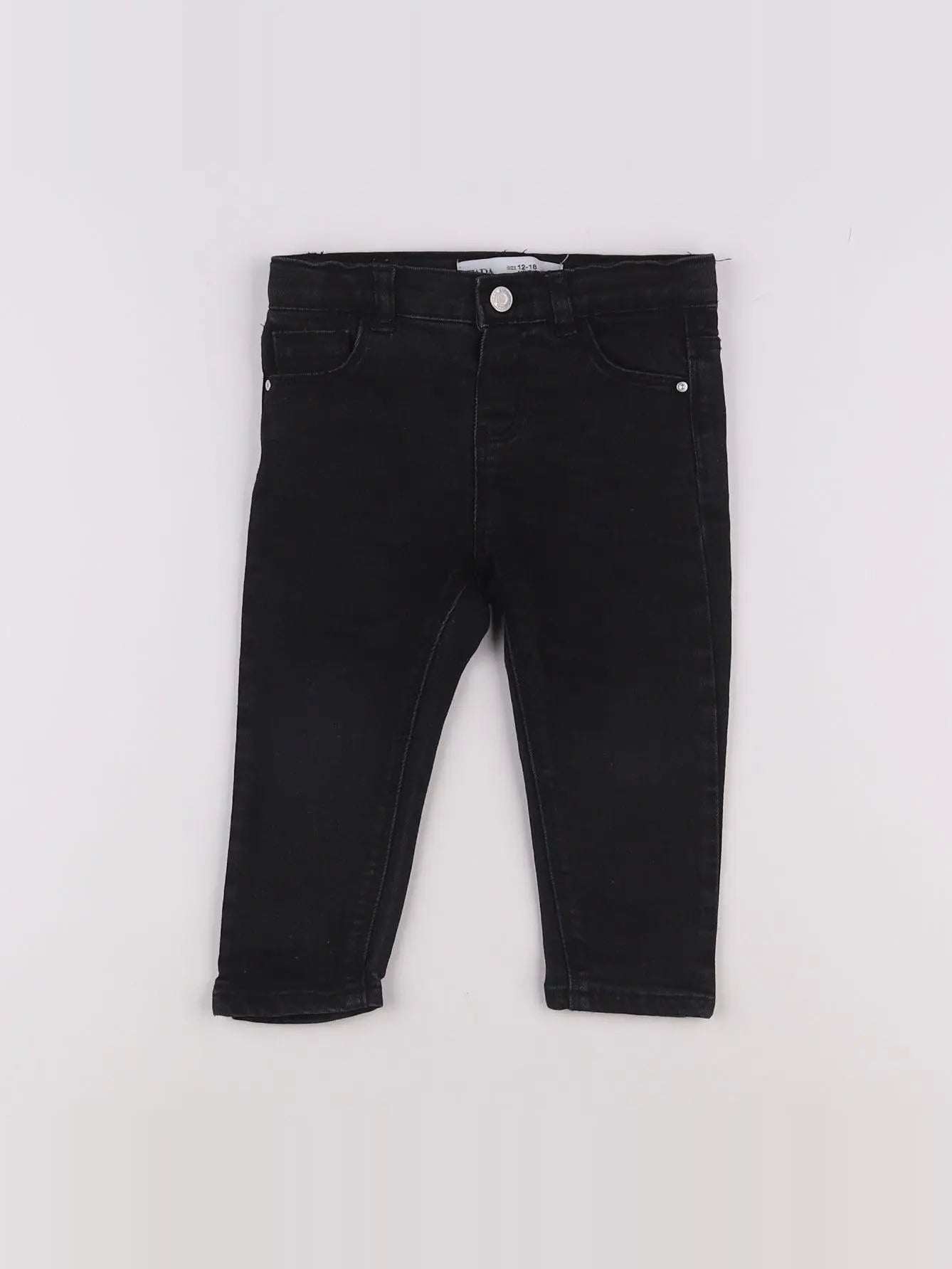 Zara - jean noir - 12/18 mois