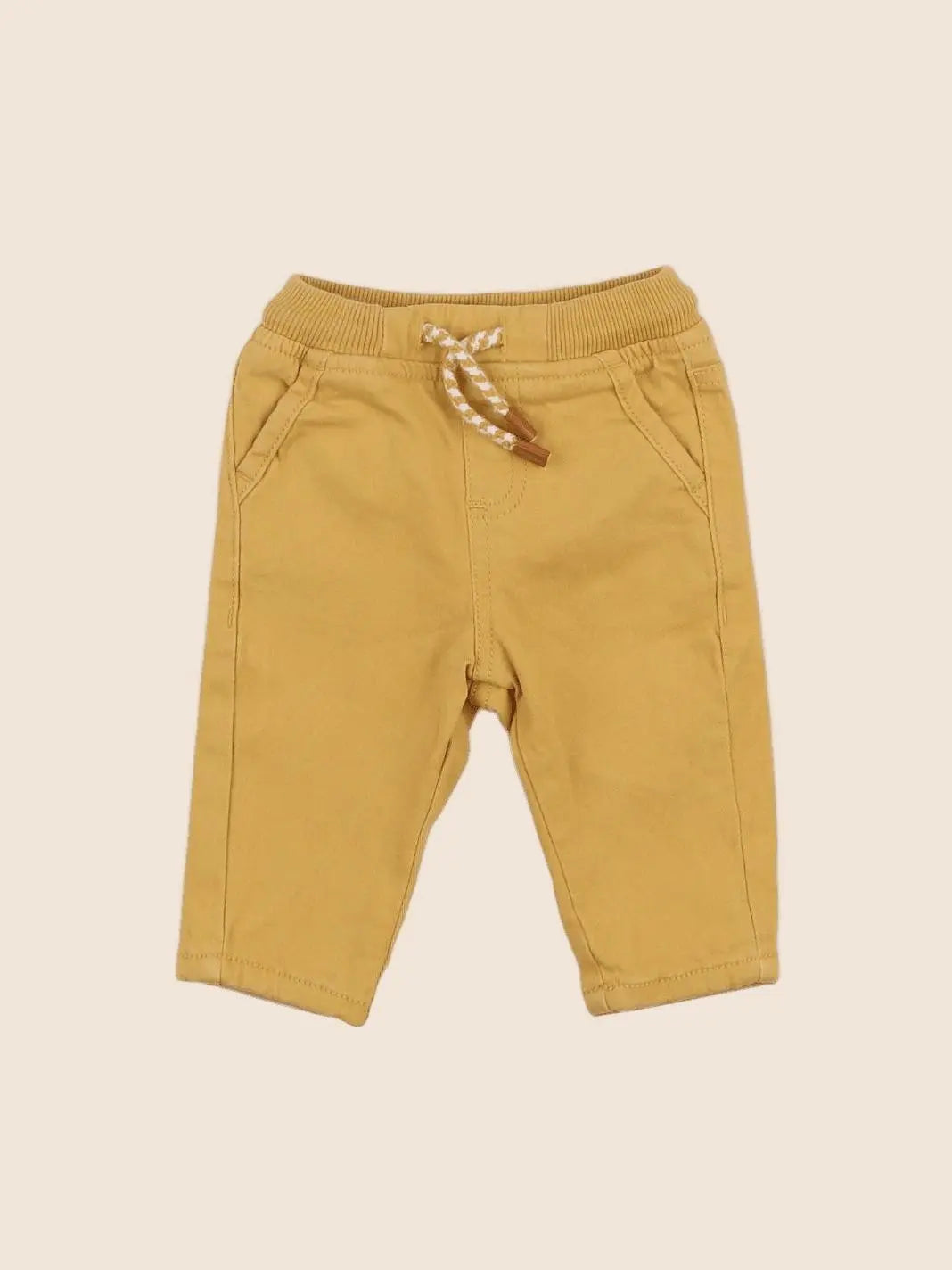 Vertbaudet - pantalon jaune - 3 mois