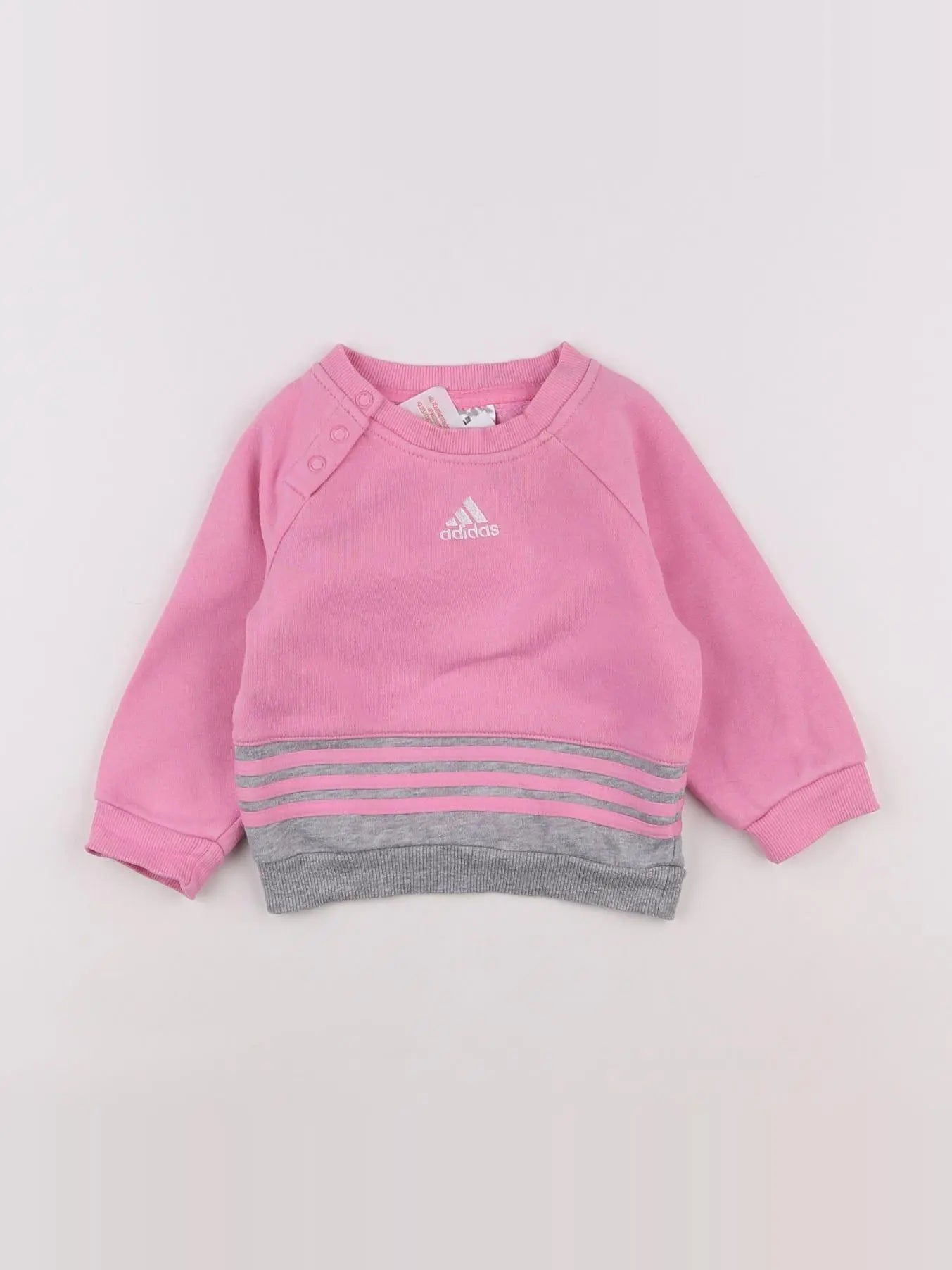 Adidas - sweat rose - 6 mois