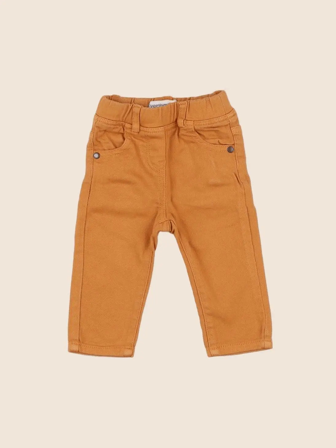 Vertbaudet - jegging orange - 3 mois