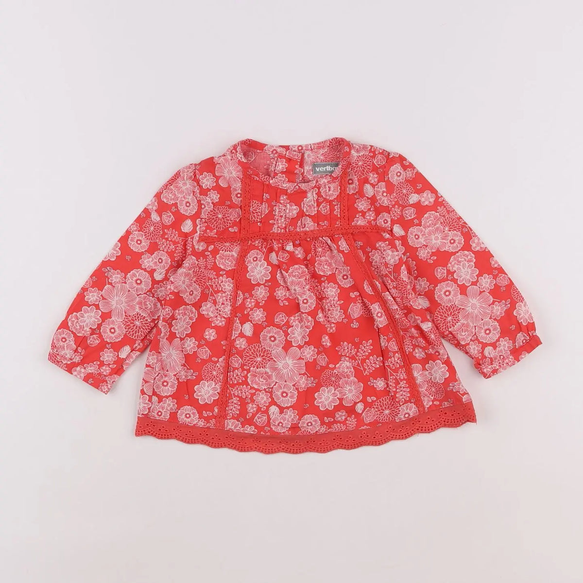 Vertbaudet - blouse rose - 6 mois