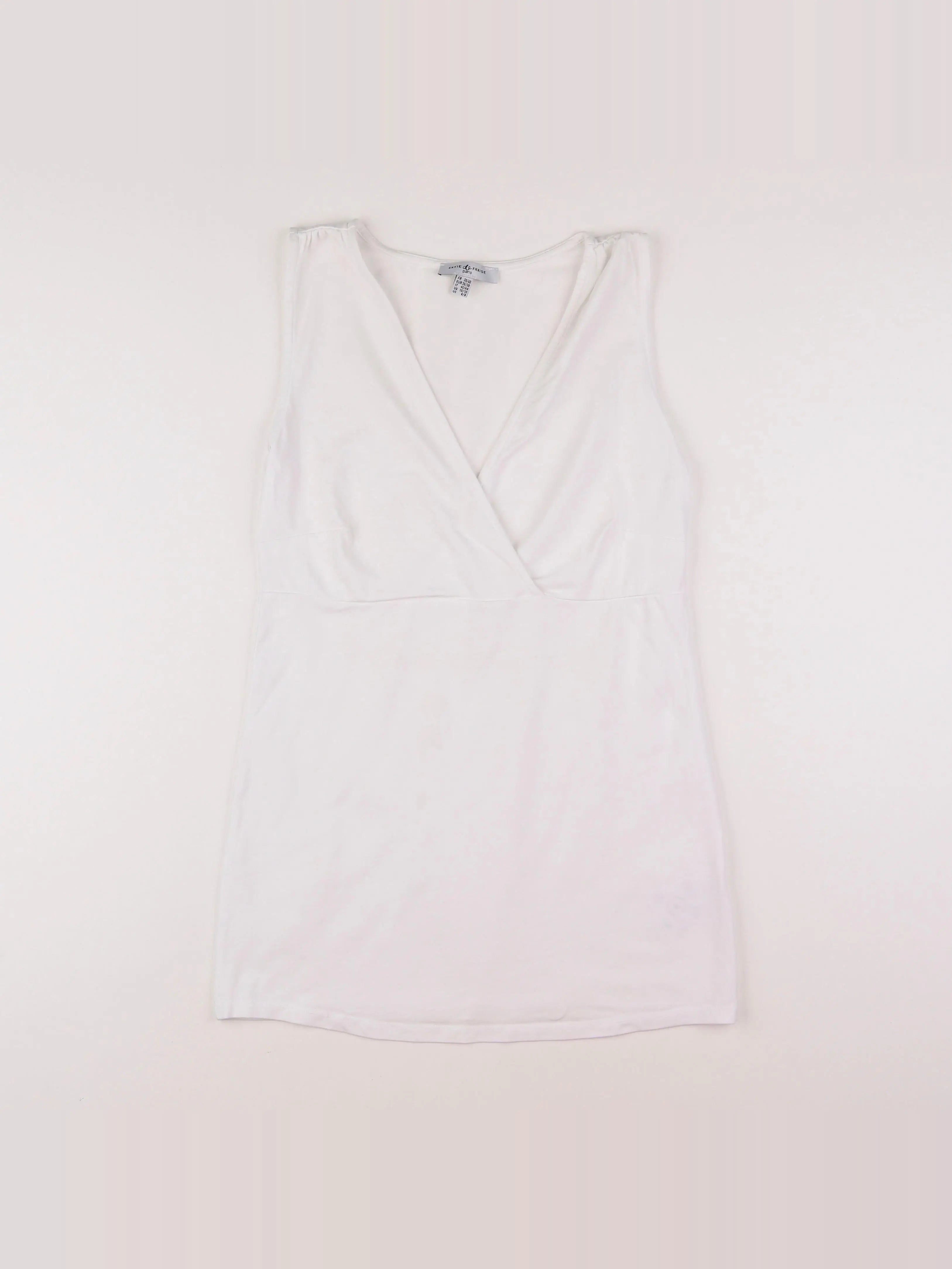 Envie de fraise - débardeur grossesse, grossesse blanc - 38 à 40