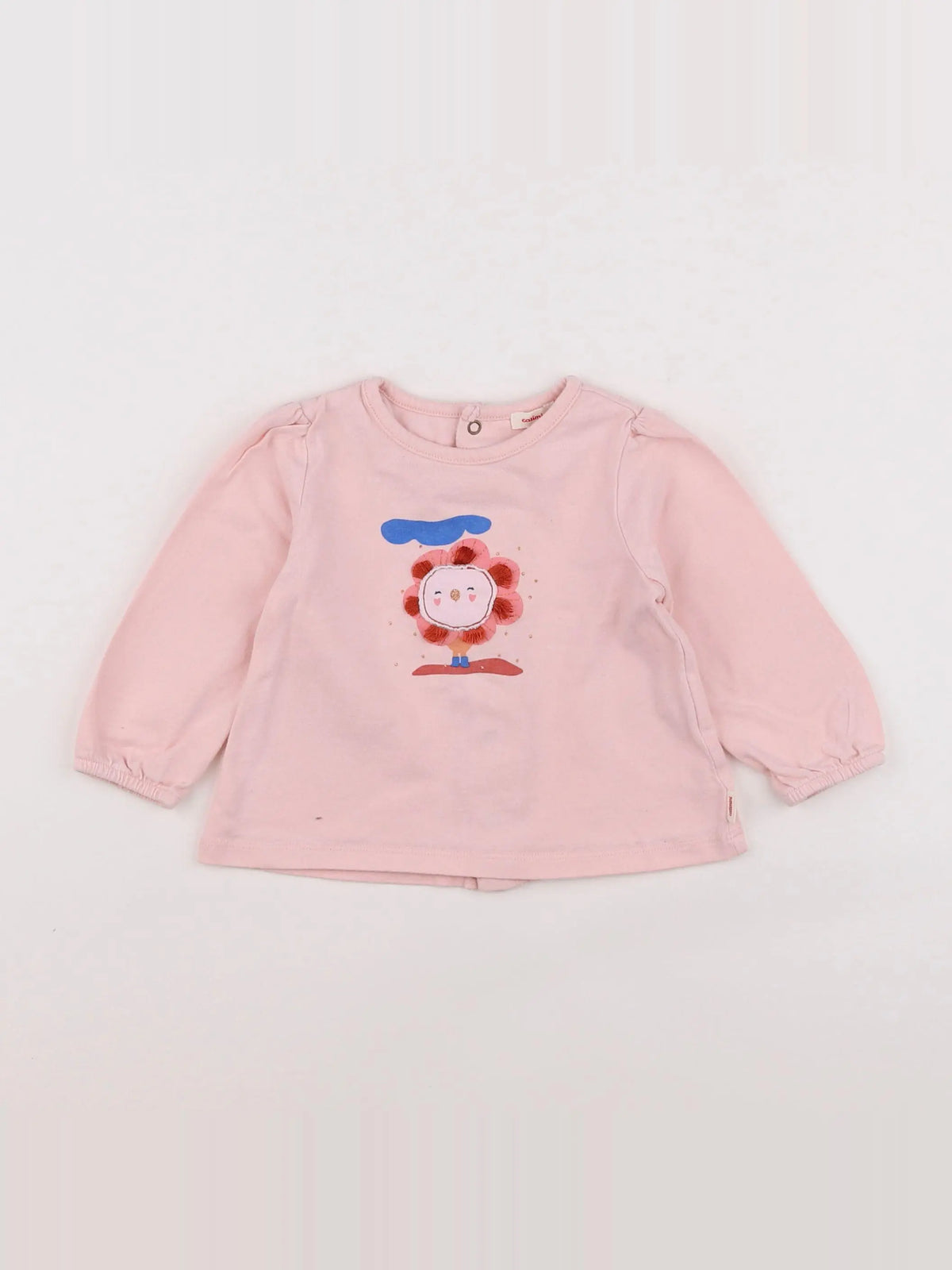 Catimini - tee-shirt rose - 12 mois