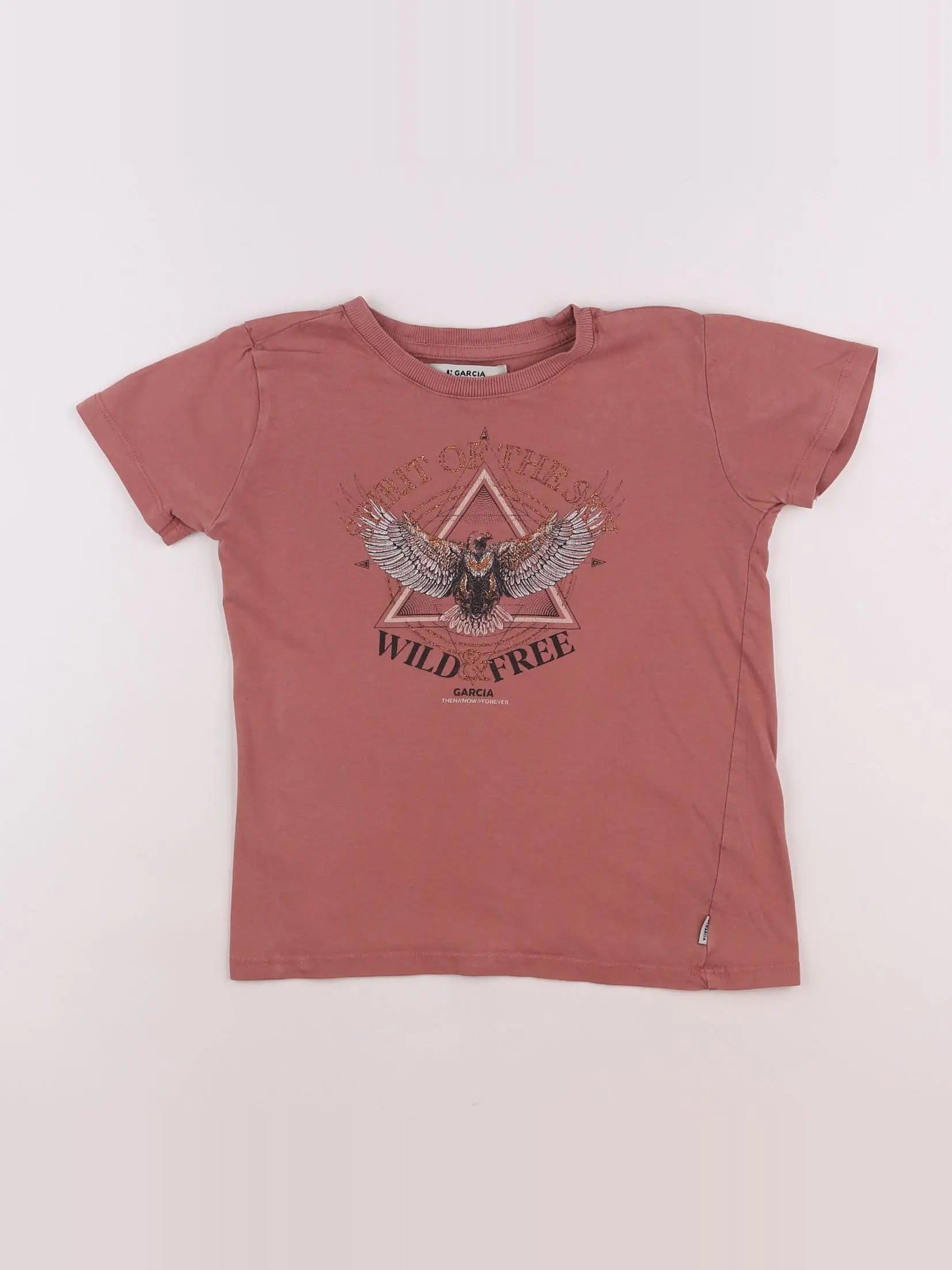 Garcia - tee-shirt rose - 10/11 ans