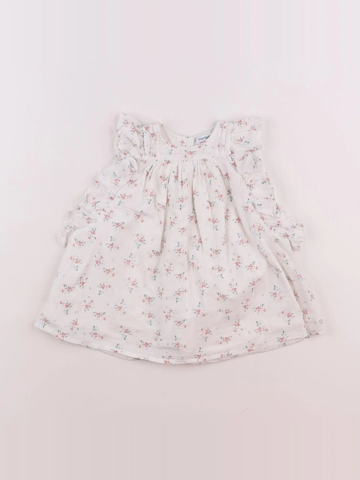 Vertbaudet - robe blanc - 6 mois