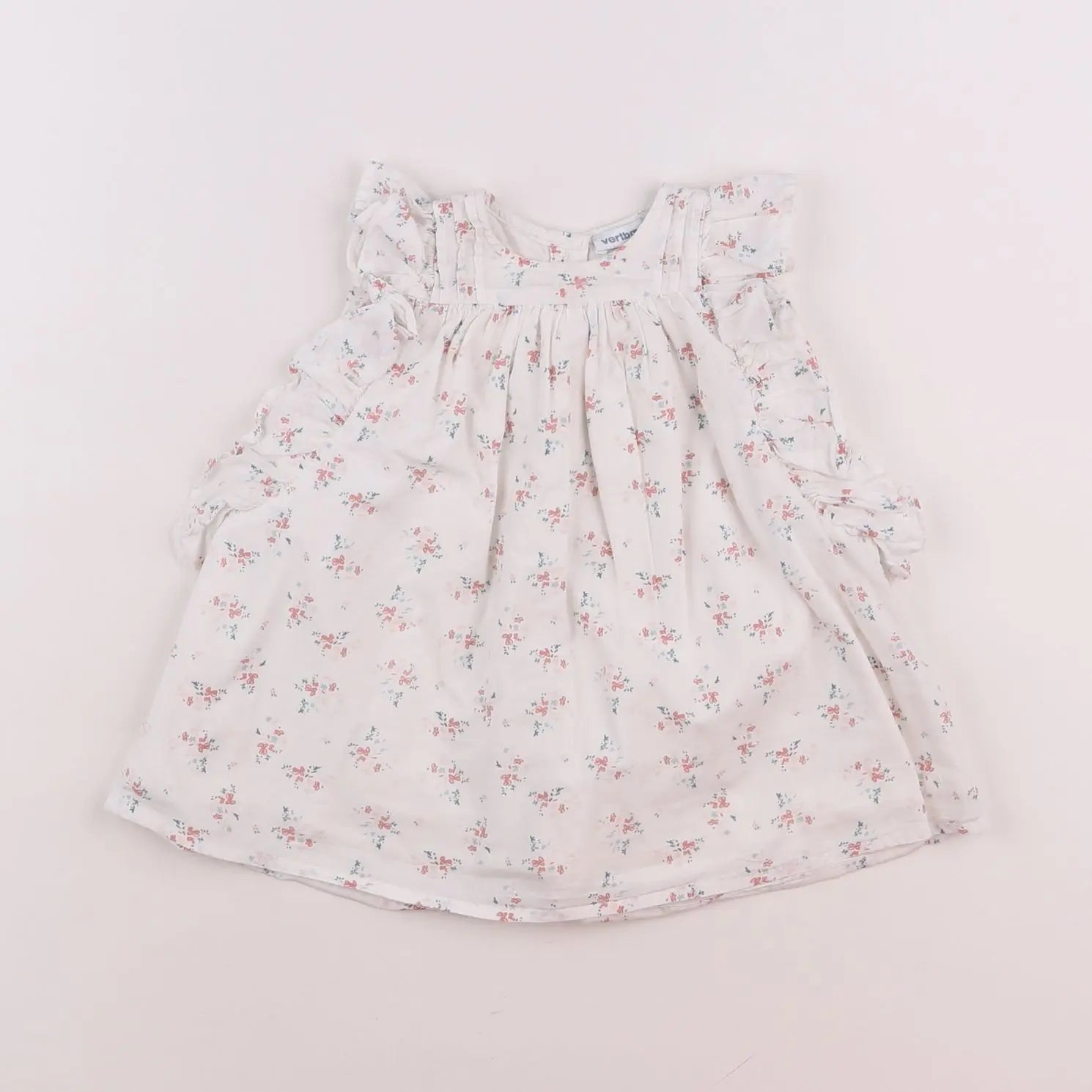 Vertbaudet - robe blanc - 6 mois