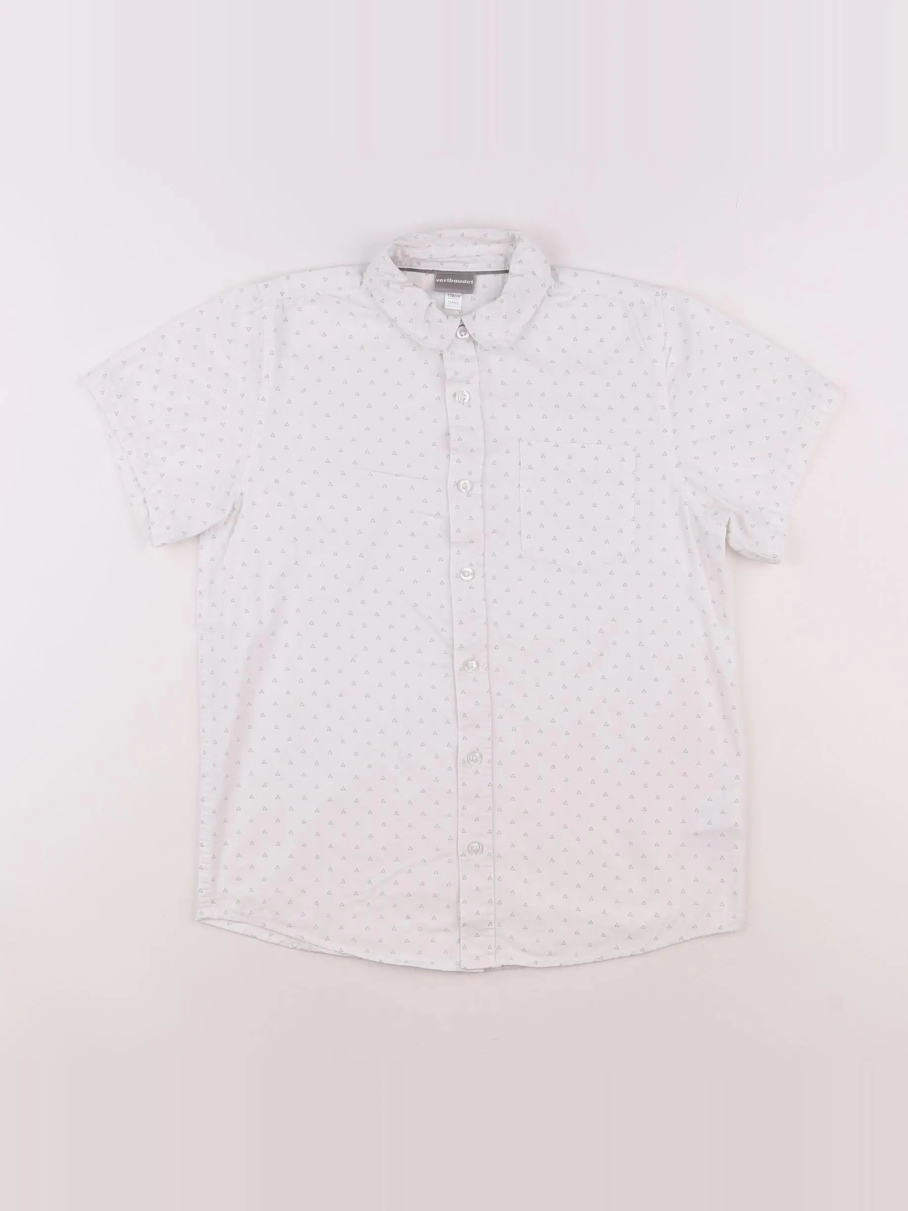 Vertbaudet - chemise blanc - 10 ans