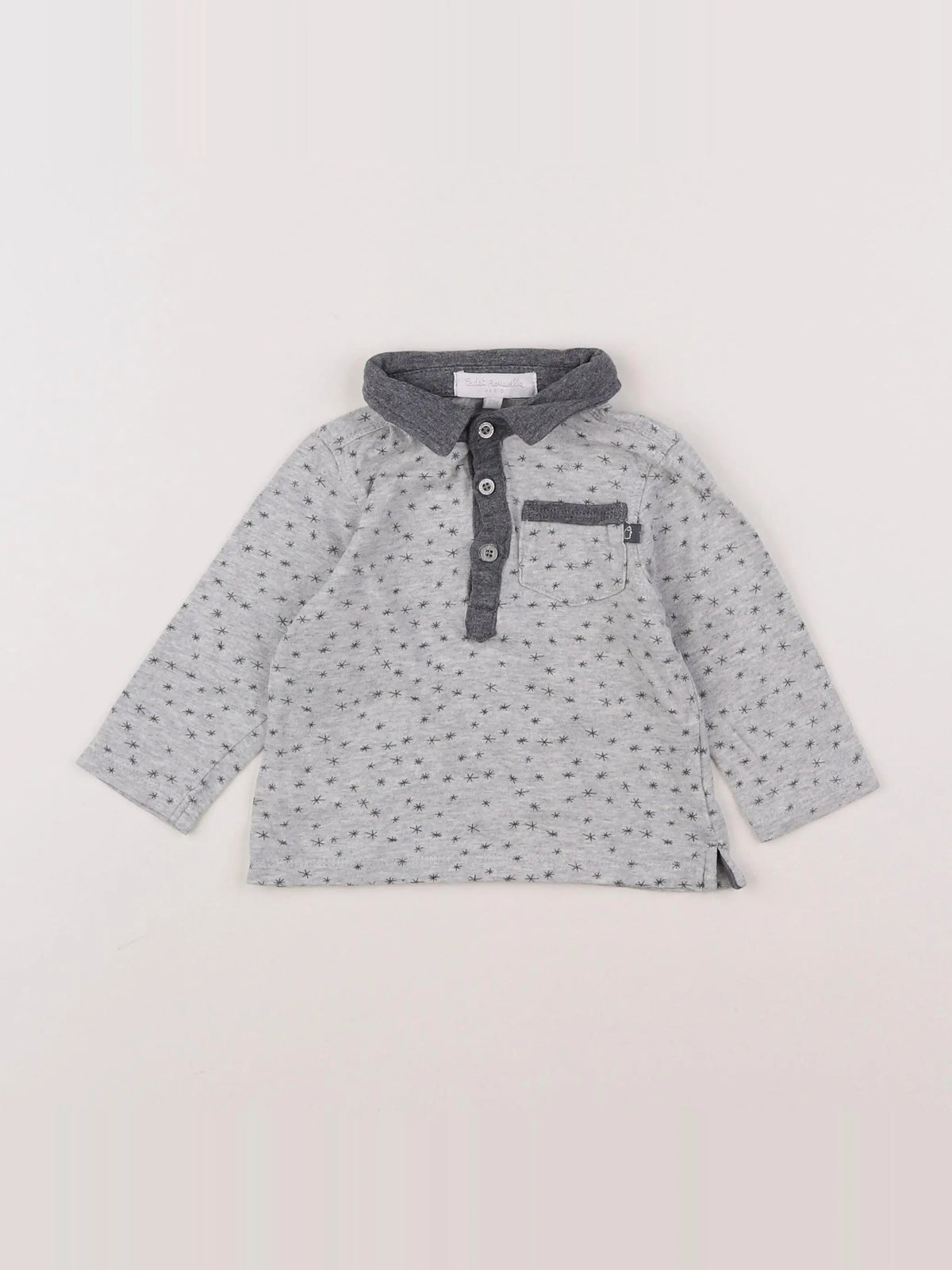 Cadet Rousselle - tee-shirt gris - 6 mois