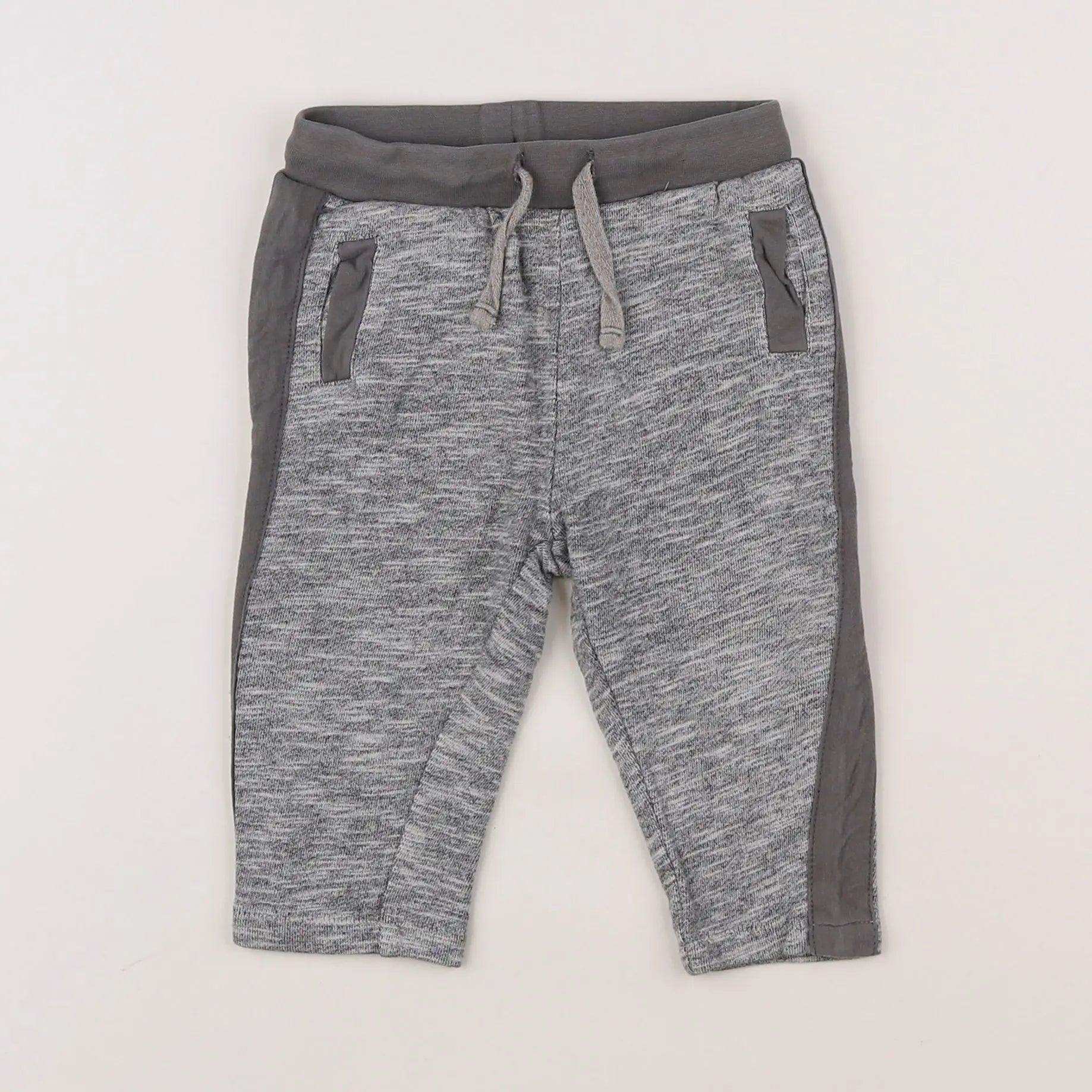 Vertbaudet - pantalon gris - 12 mois