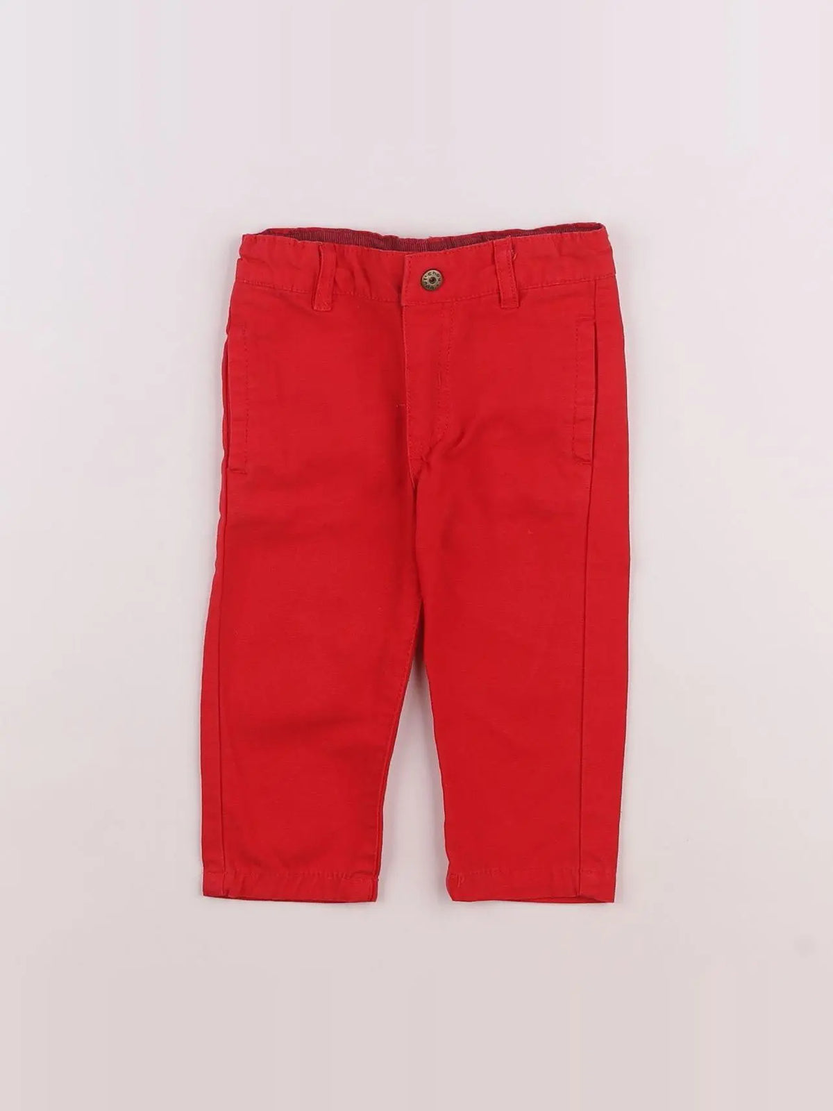 Boutchou - pantalon rouge - 6 mois