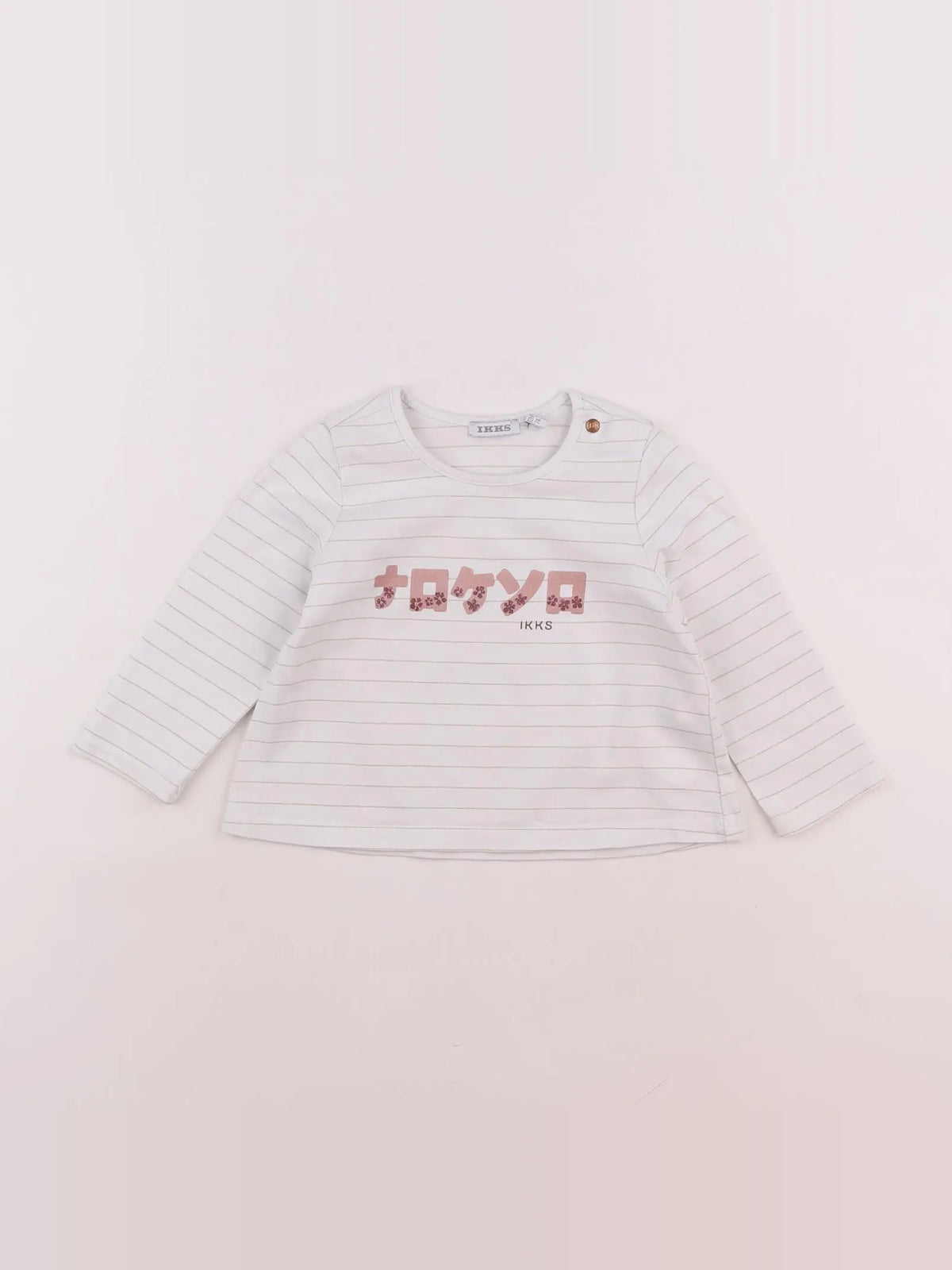 IKKS - tee-shirt blanc - 12 mois