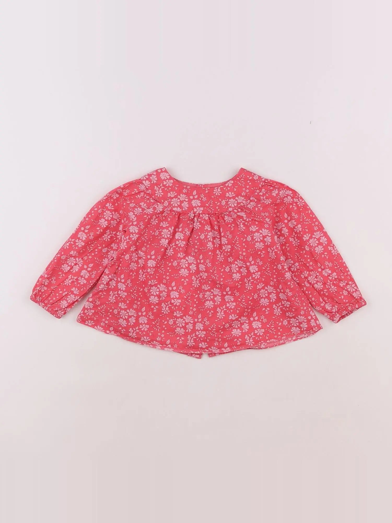 Jacadi - blouse liberty rose - 6 mois