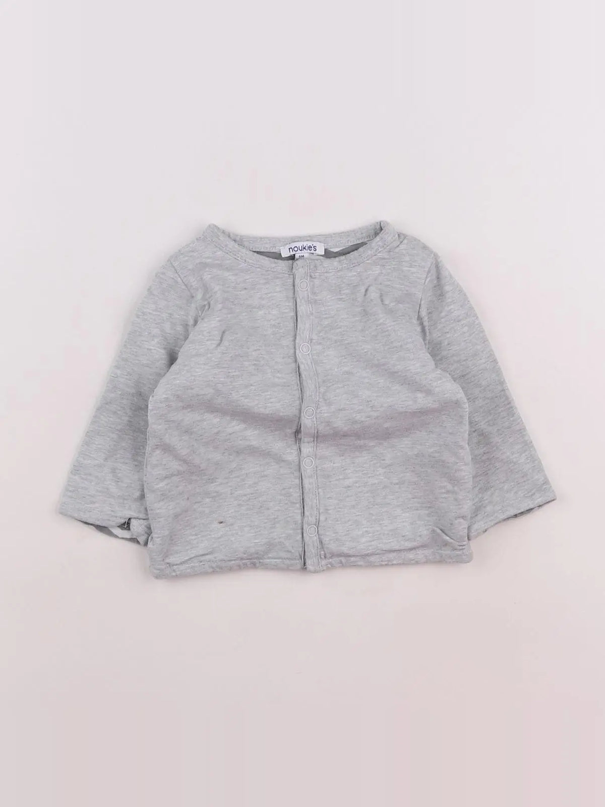 Noukie's - gilet gris - 6 mois