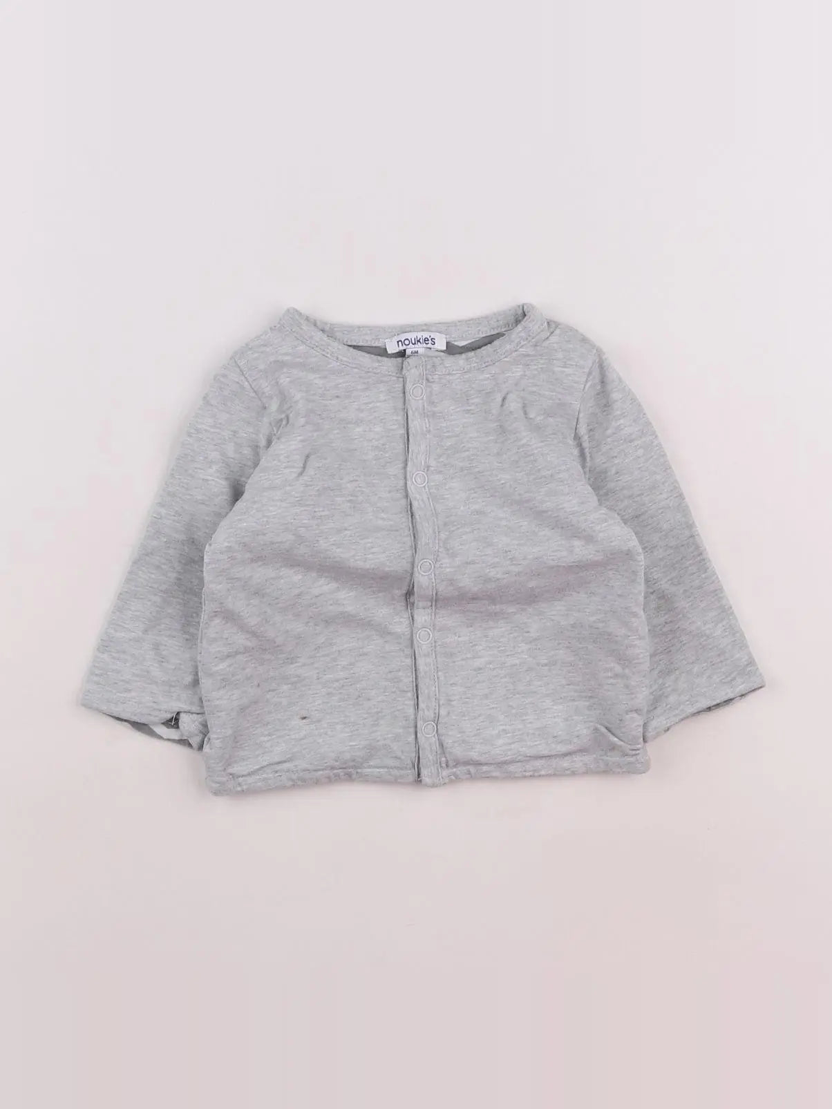 Noukie's - gilet gris - 6 mois