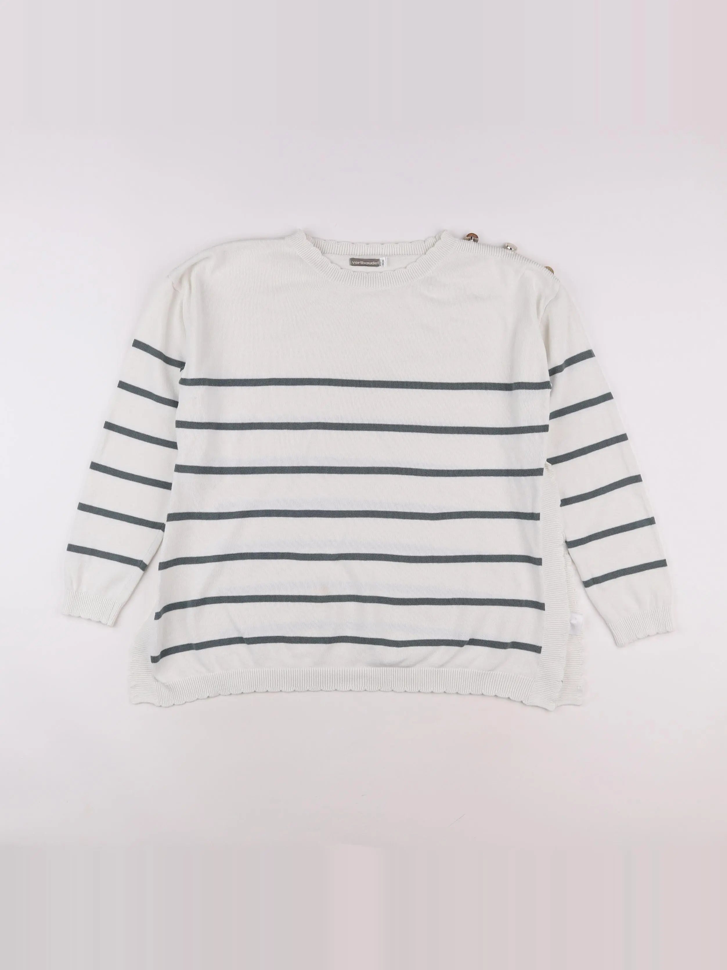 Vertbaudet - pull grossesse blanc - 34 à 36