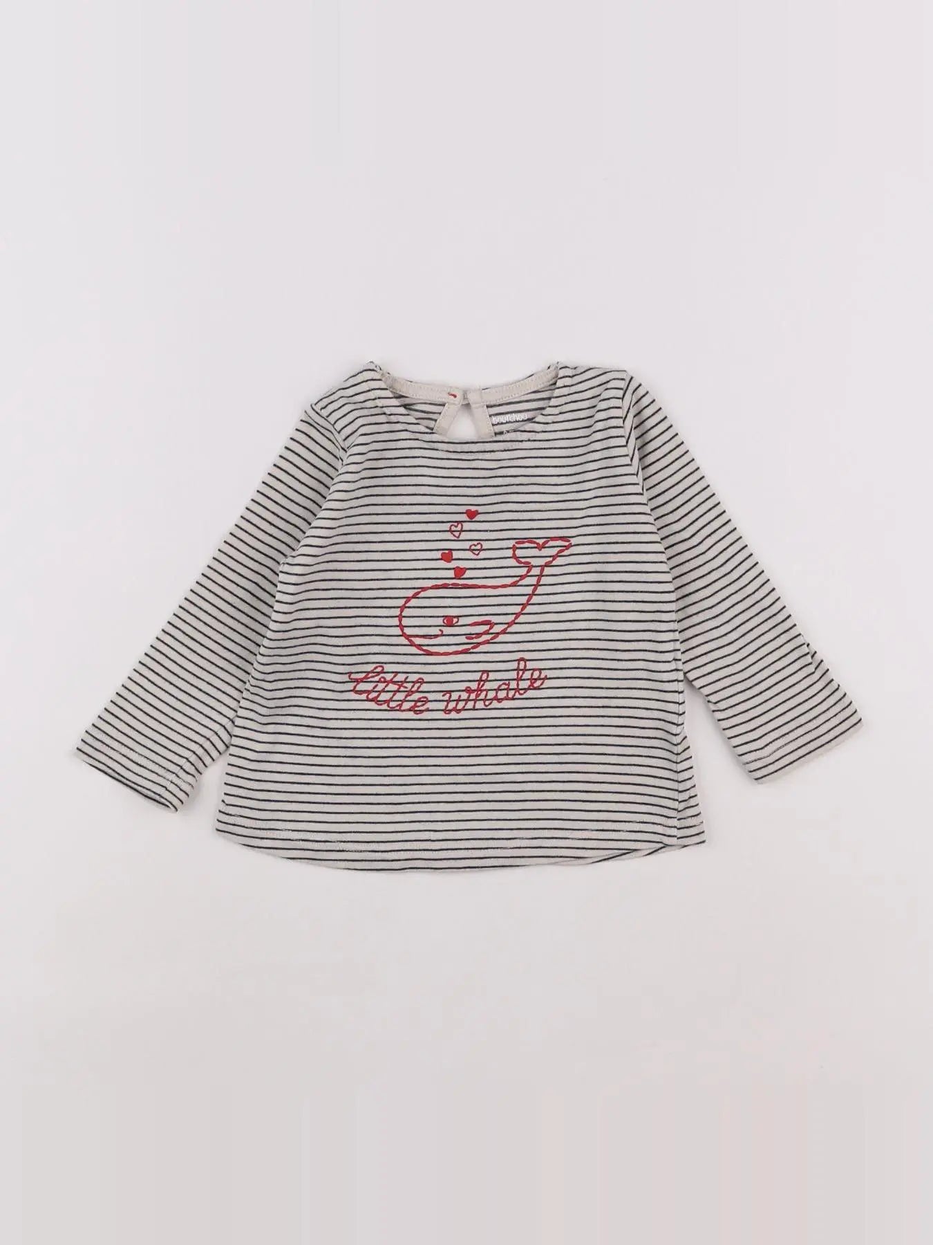 Boutchou - tee-shirt beige - 6 mois