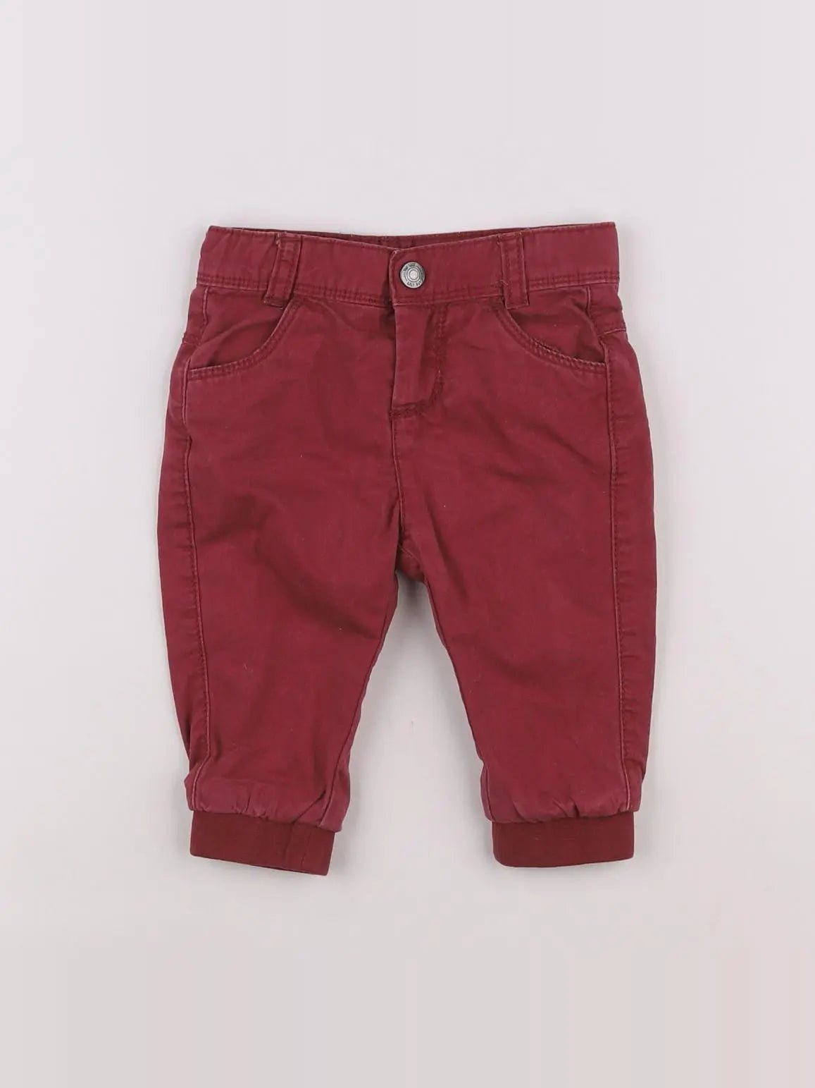 Tape à l'oeil - pantalon rouge - 6 mois