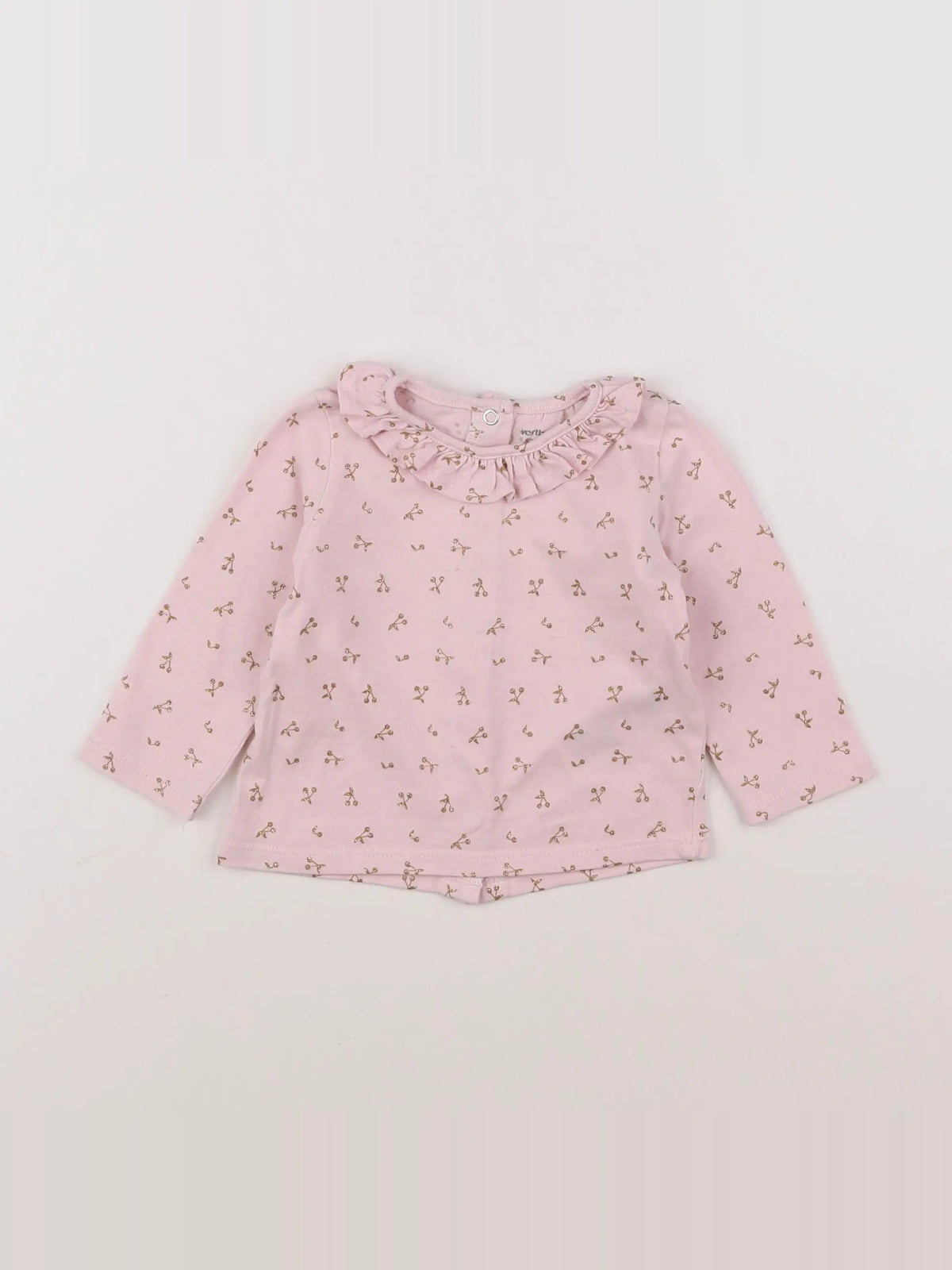 Vertbaudet - tee-shirt rose - 6 mois