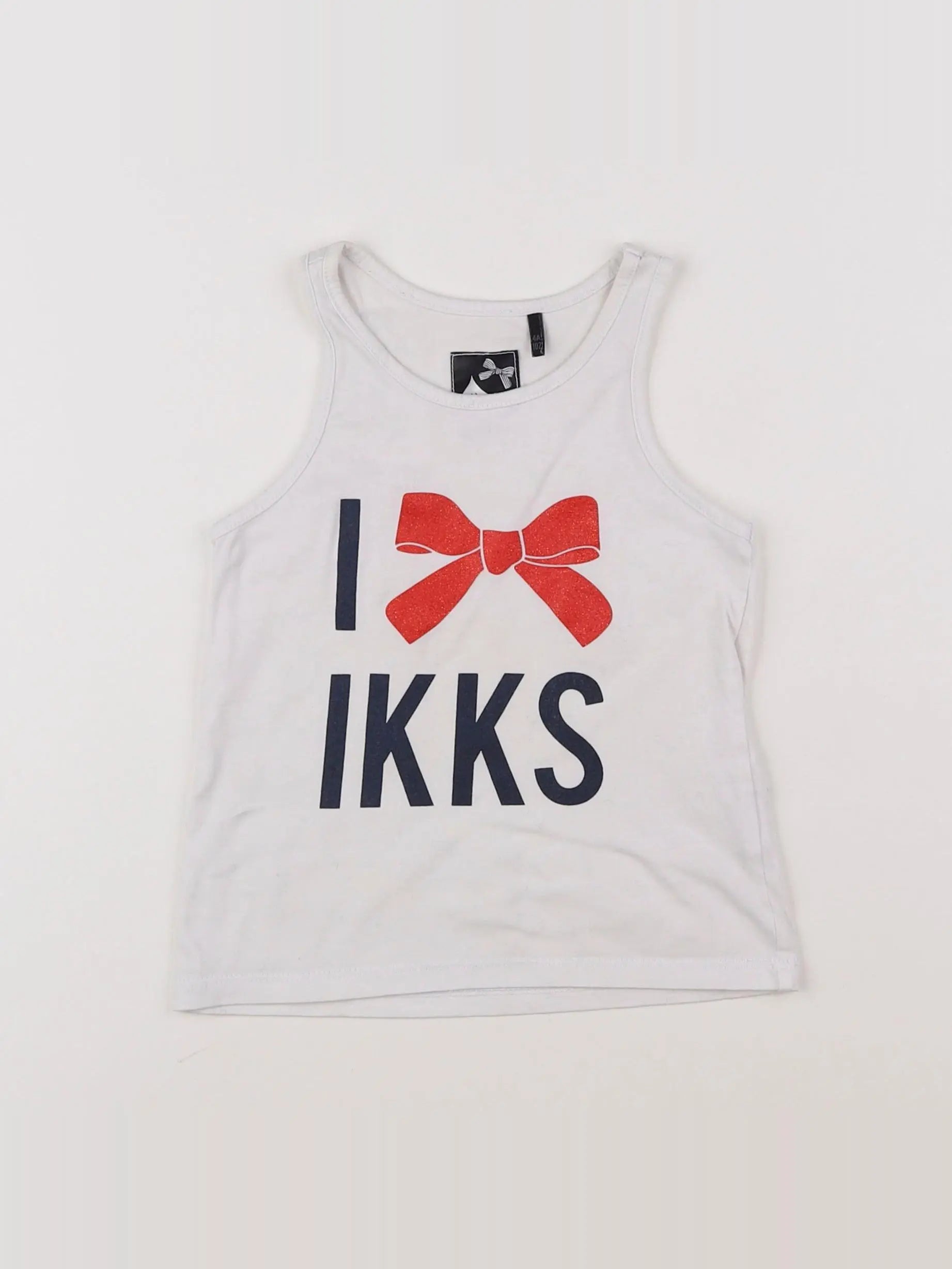 IKKS - débardeur blanc - 4 ans
